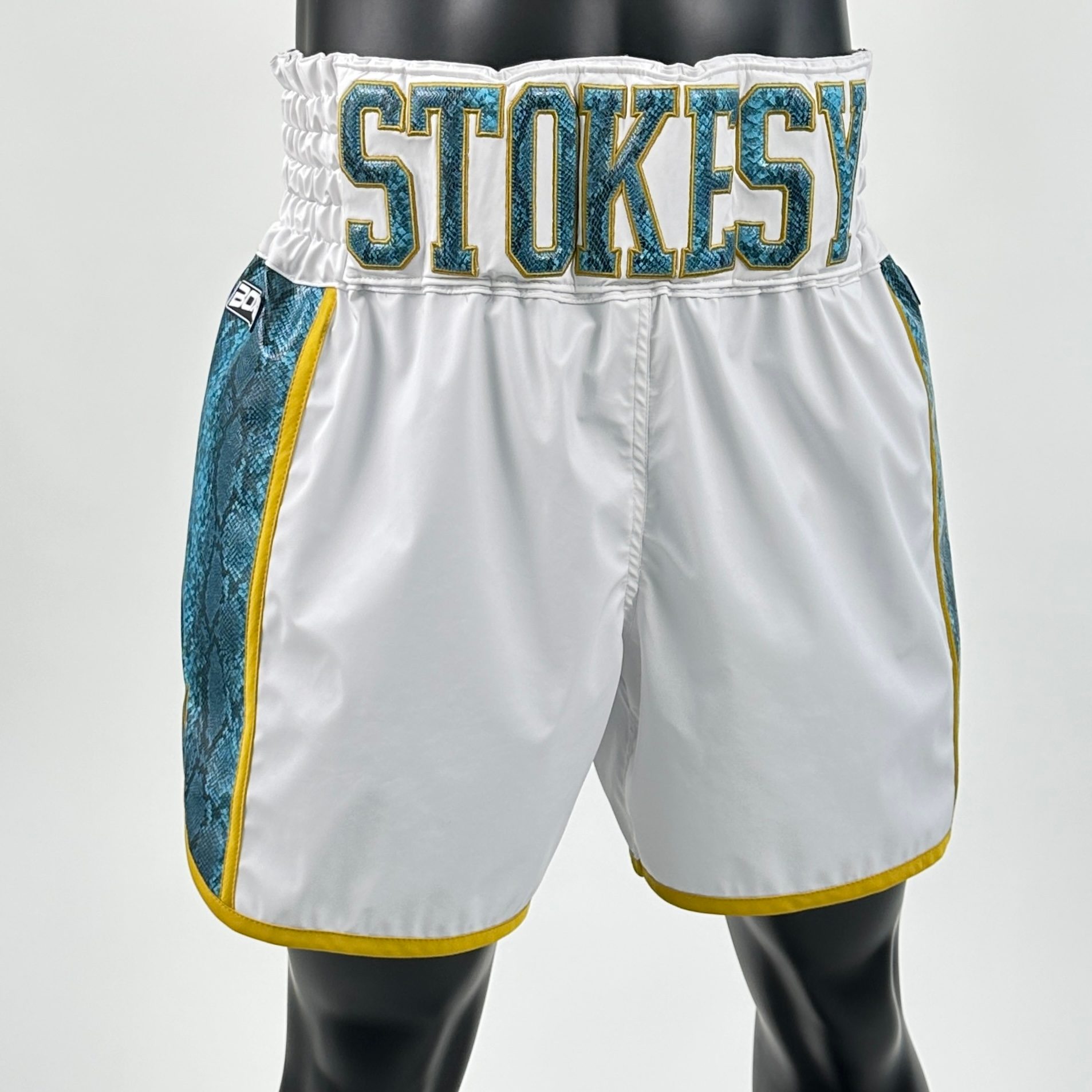 Side Stripe BX Old Jamie Custom Boxing Shorts & Trunks