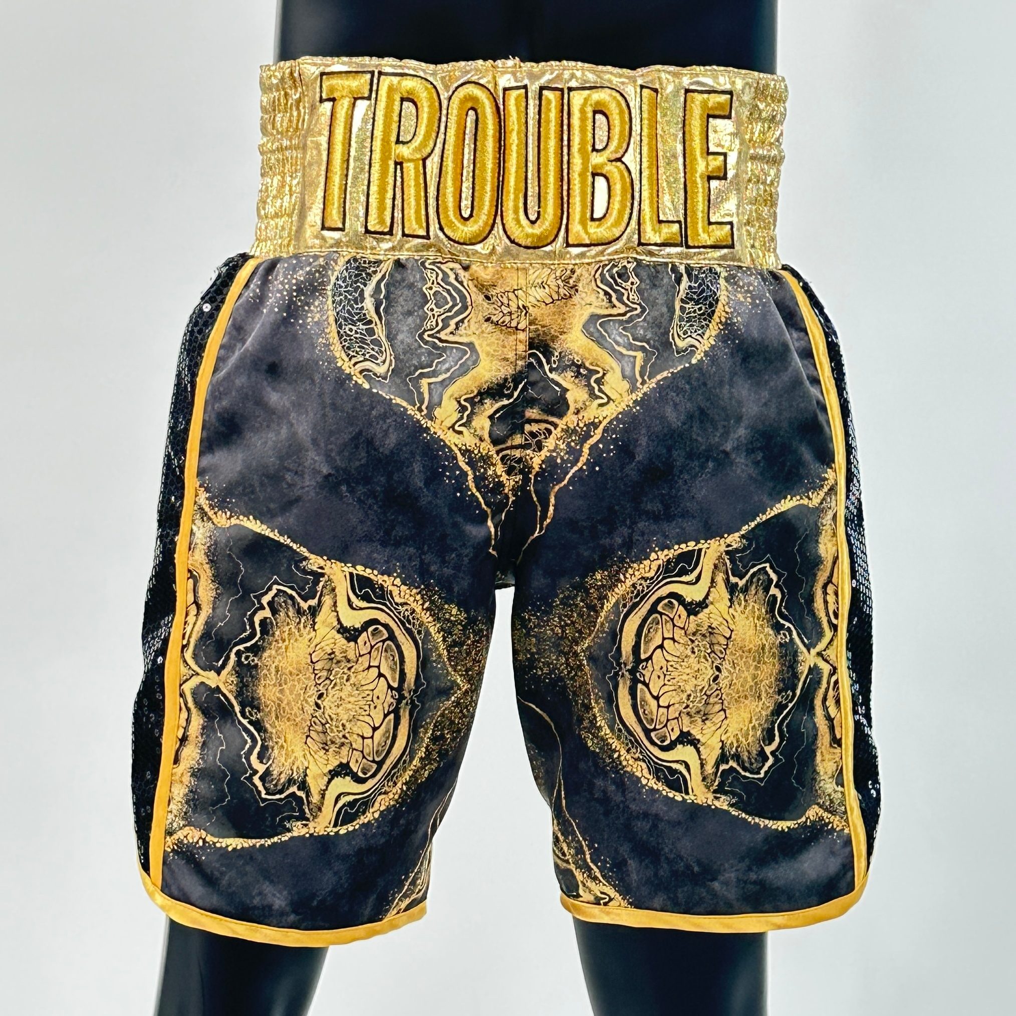 Side Stripe BX  Izzy Custom Boxing Shorts & Trunks