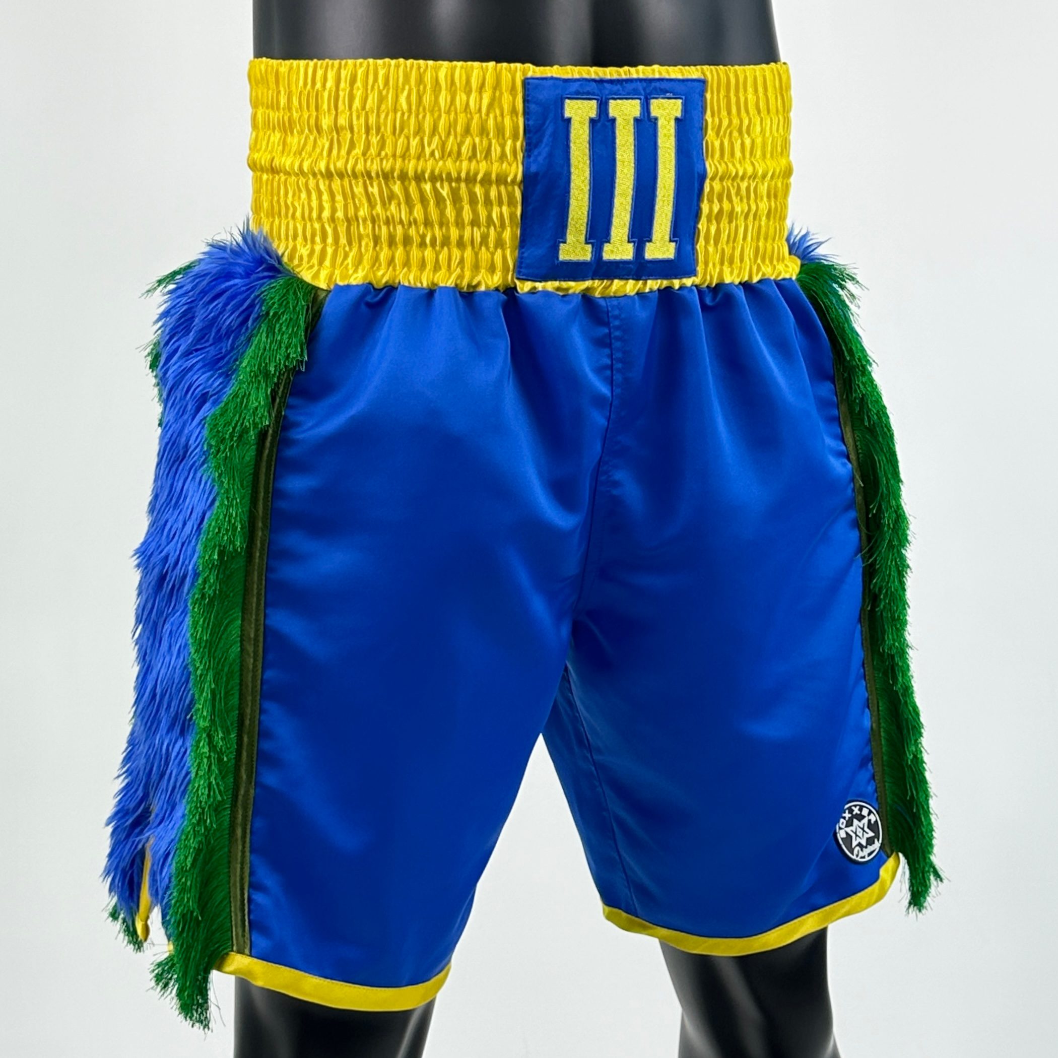 Side Stripe BX Old Demler Custom Boxing Shorts & Trunks