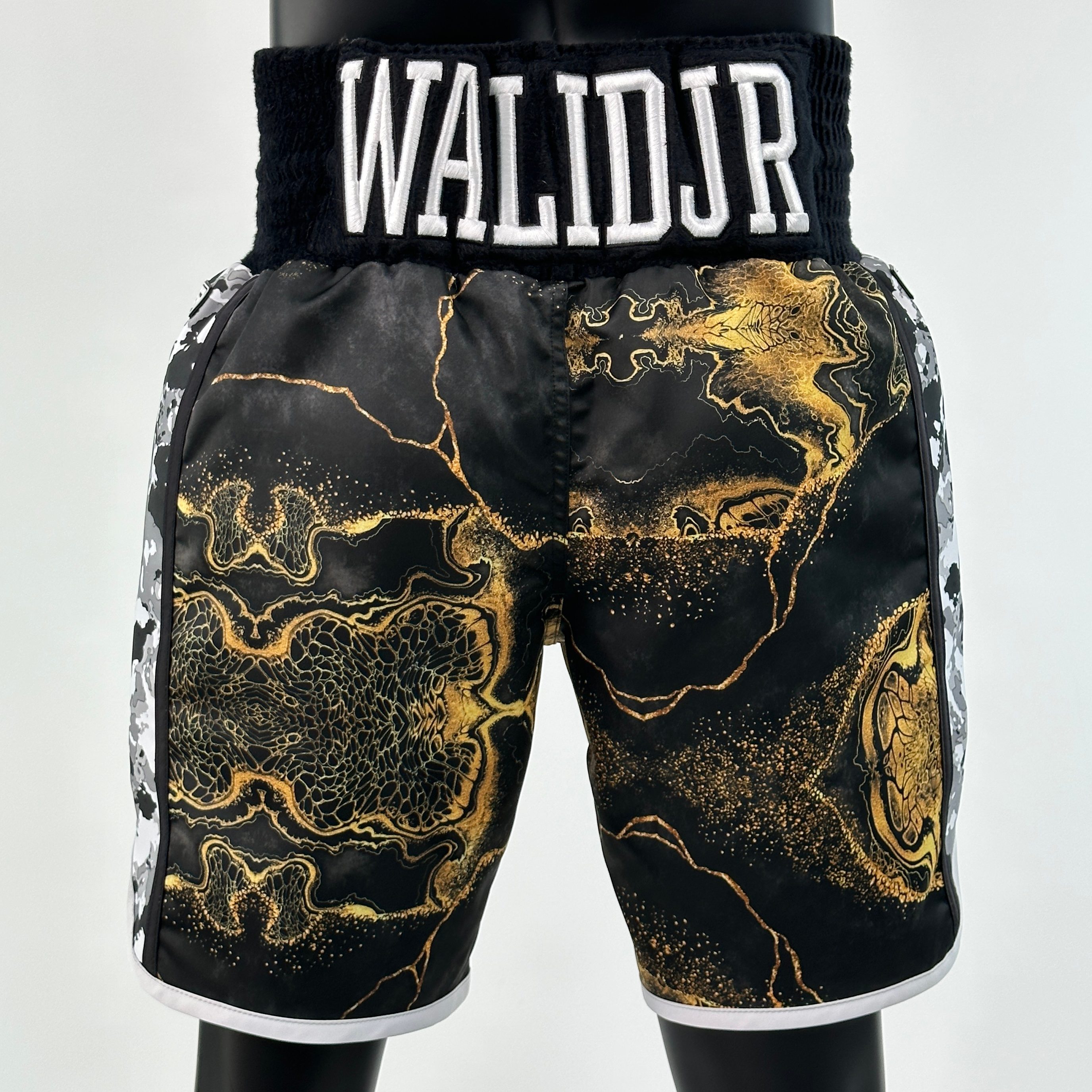 Side Stripe BX  Ahmed Custom Boxing Shorts & Trunks
