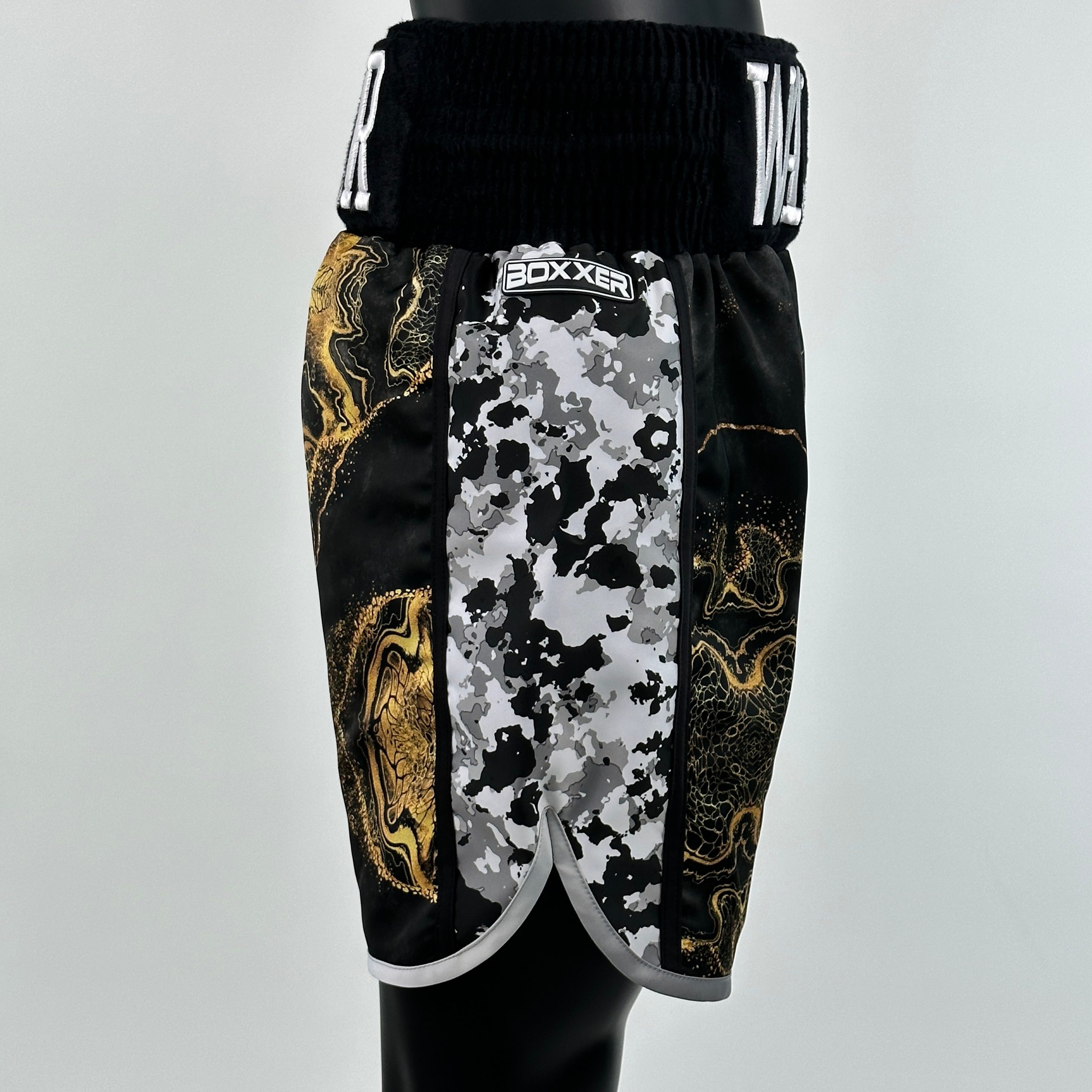 Side Stripe BX  Ahmed Custom Boxing Shorts & Trunks