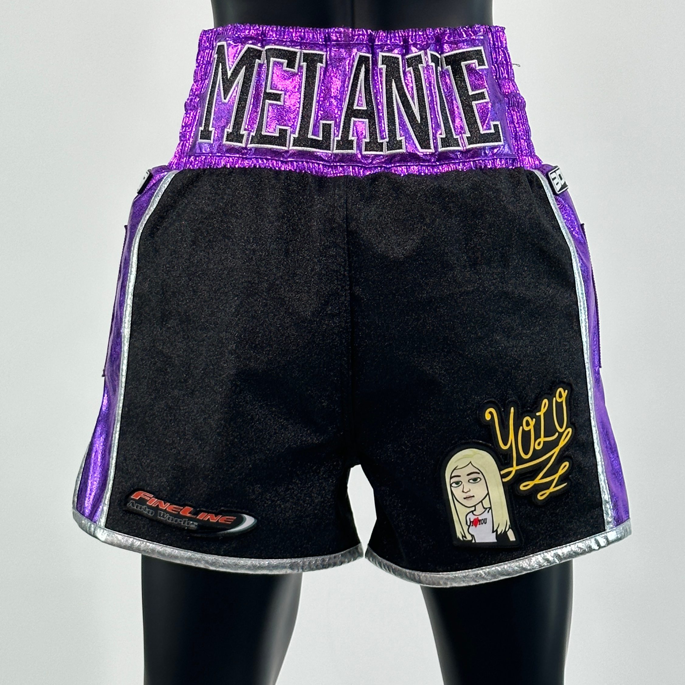 Side Stripe BX  Jose WOMENS Custom Boxing Shorts & Trunks