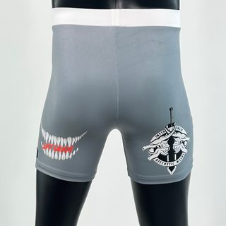 Classic Vale Tudo MMA Dark Silver Kurtis Compression Shorts