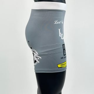 Classic Vale Tudo MMA Dark Silver Kurtis Compression Shorts