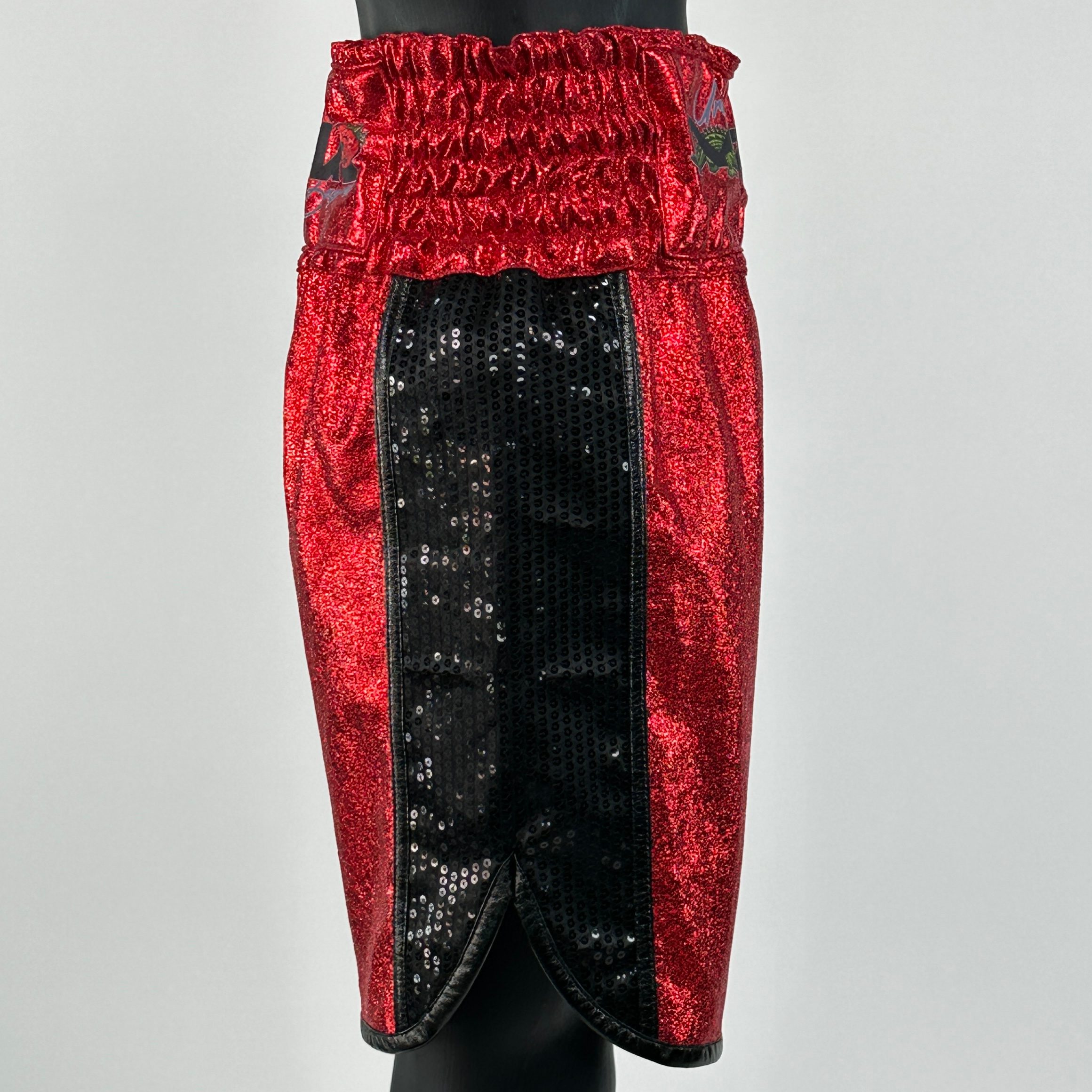 Side Stripe BX  Lorena Custom Boxing Shorts & Trunks