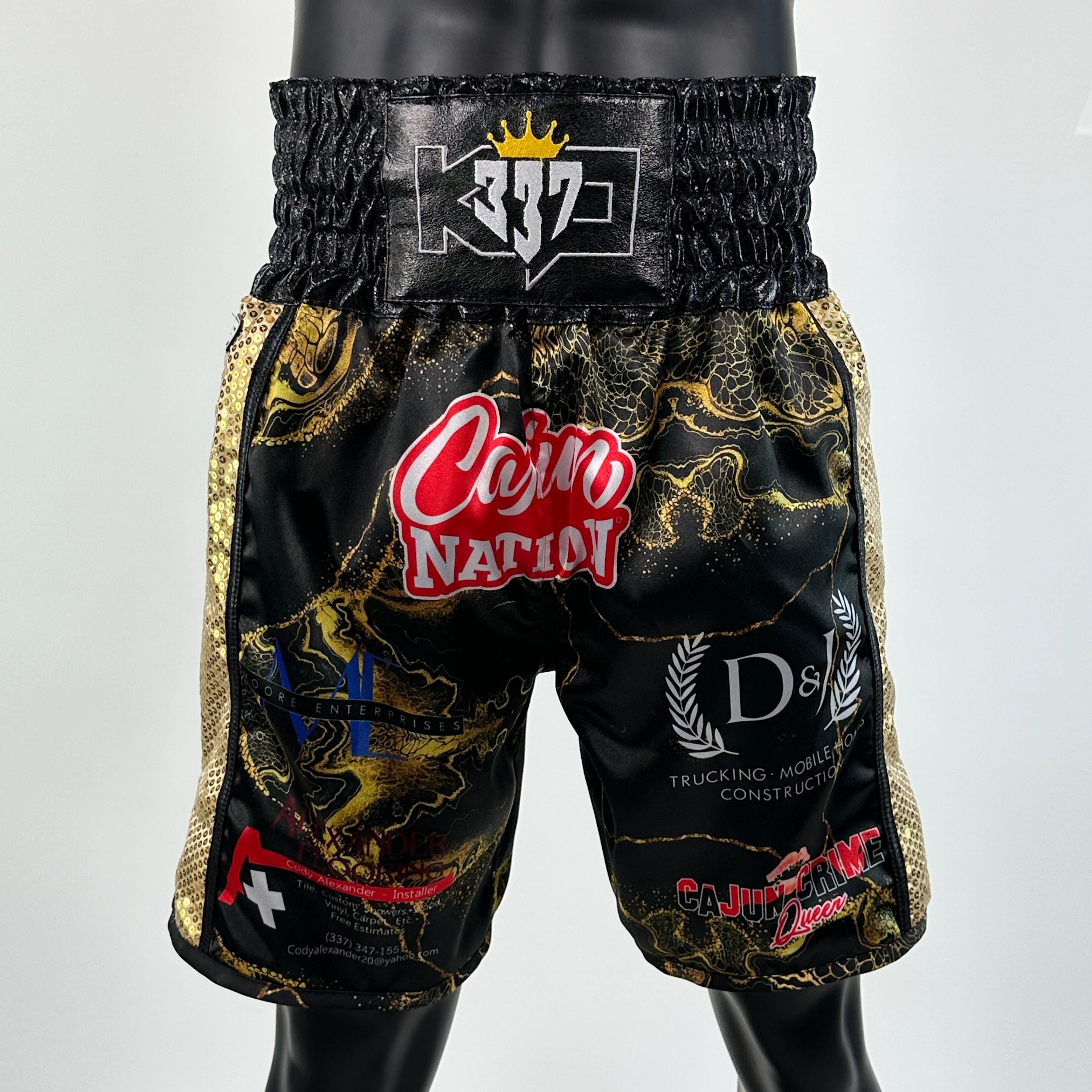 Side Stripe BX  Keon Custom Boxing Shorts & Trunks