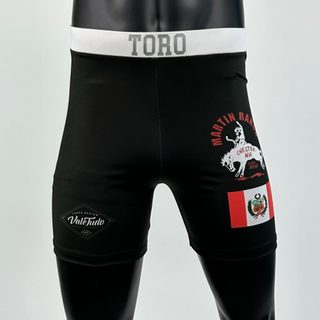 Classic Vale Tudo MMA Black Charlotte Compression Shorts