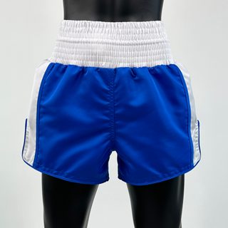 Side Stripe MTS Old Blue WOMENS Muay Thai Shorts