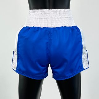 Side Stripe MTS Old Blue WOMENS Muay Thai Shorts