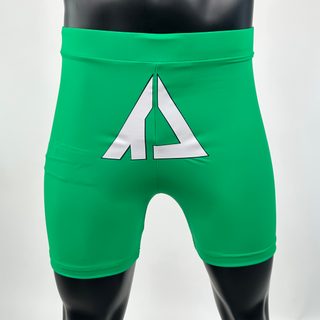 Classic Vale Tudo MMA Green Stuart Compression Shorts