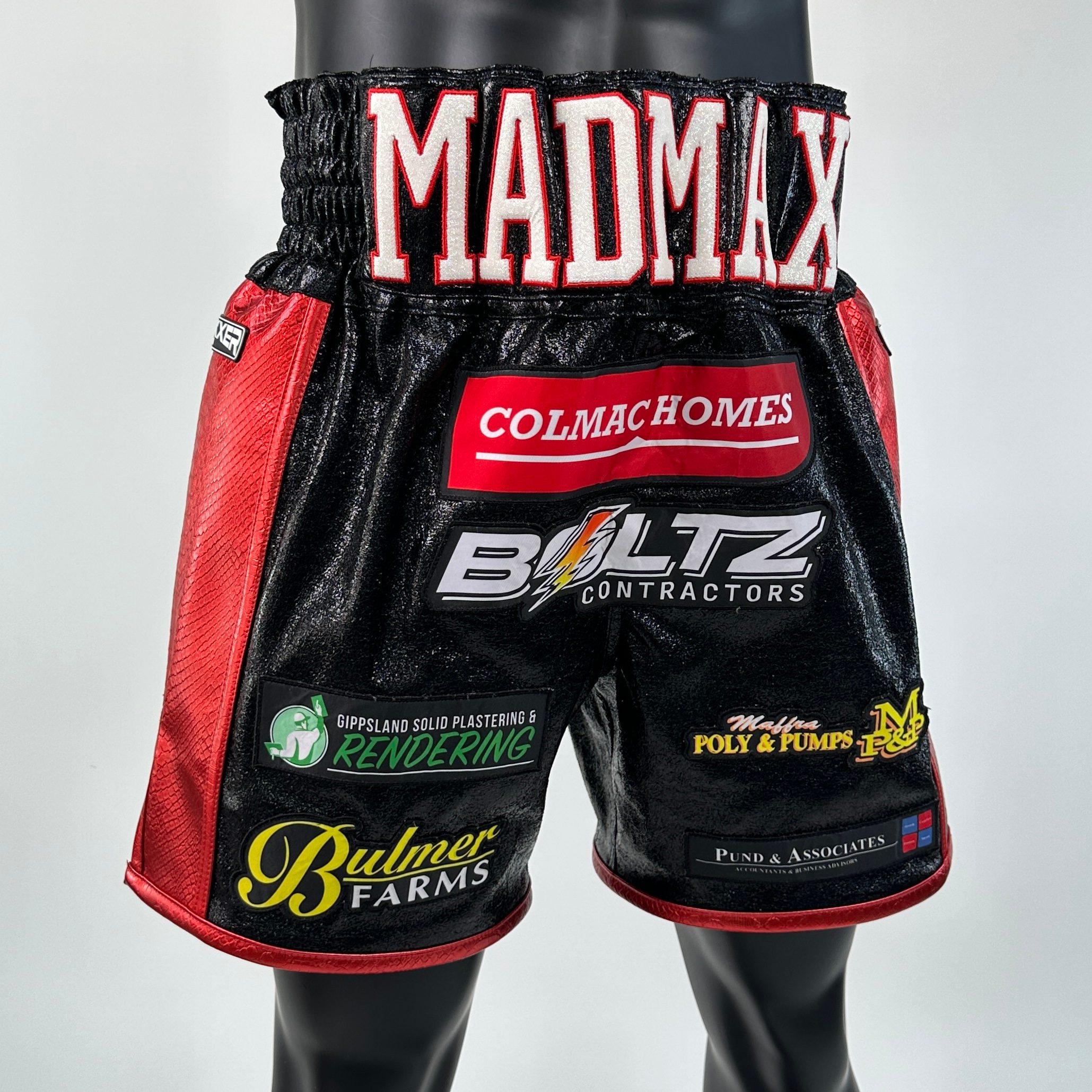 Side Stripe BX  Dylan Custom Boxing Shorts & Trunks