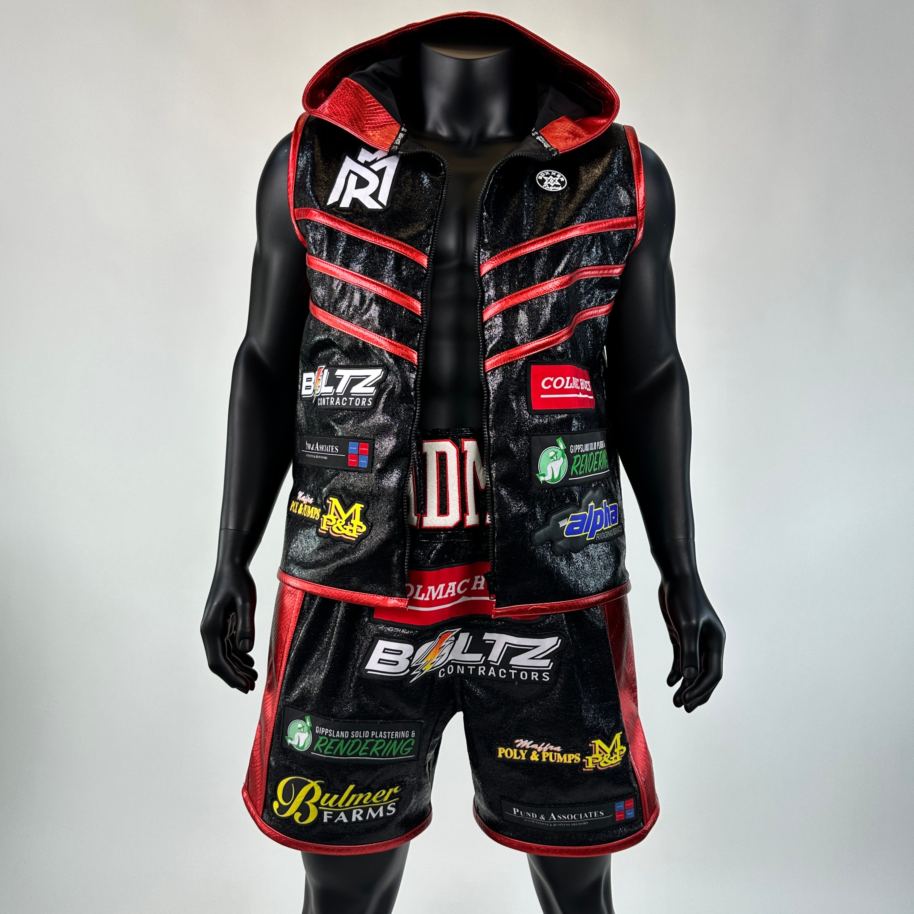 Side Stripe BX  Dylan Custom Boxing Shorts & Trunks