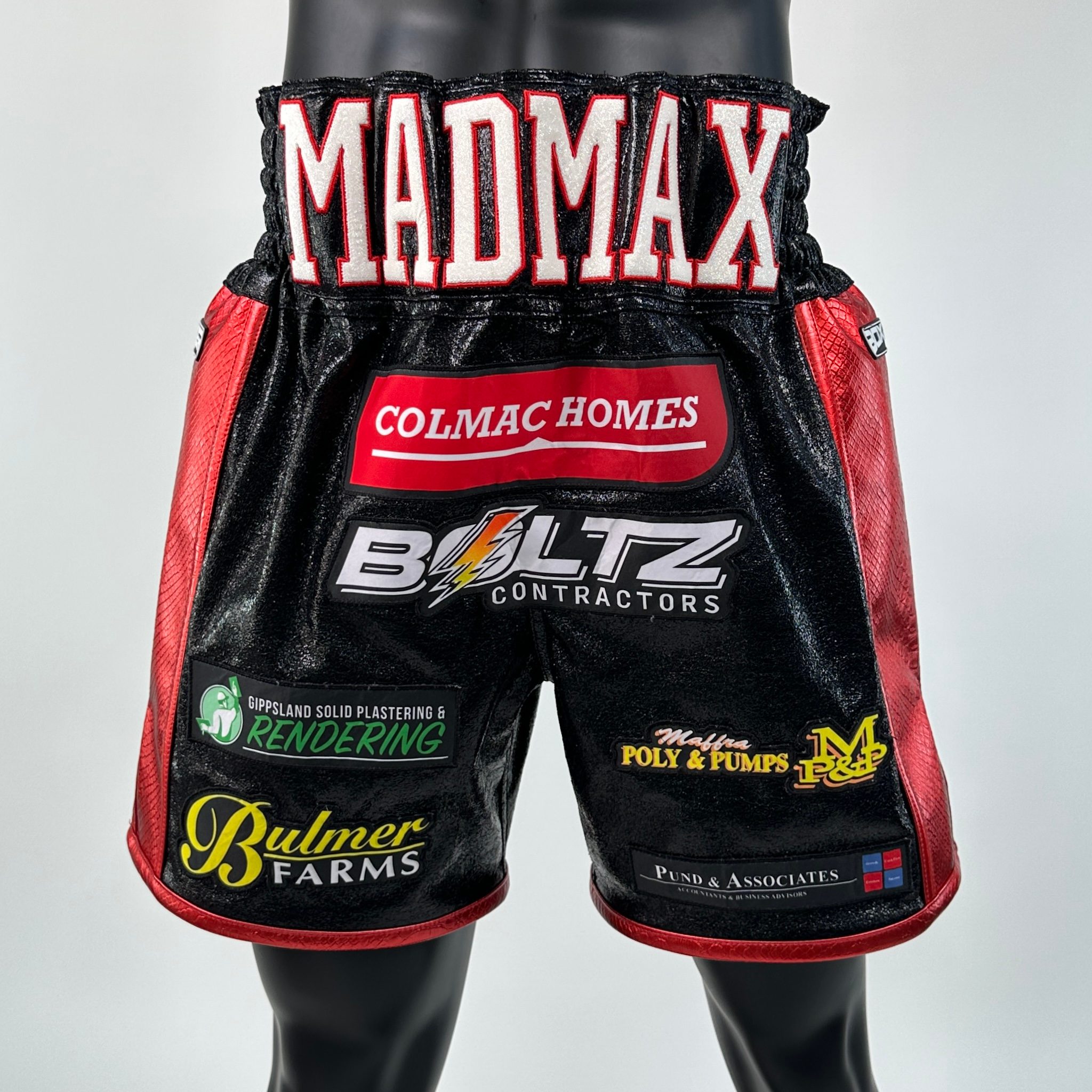Side Stripe BX  Dylan Custom Boxing Shorts & Trunks