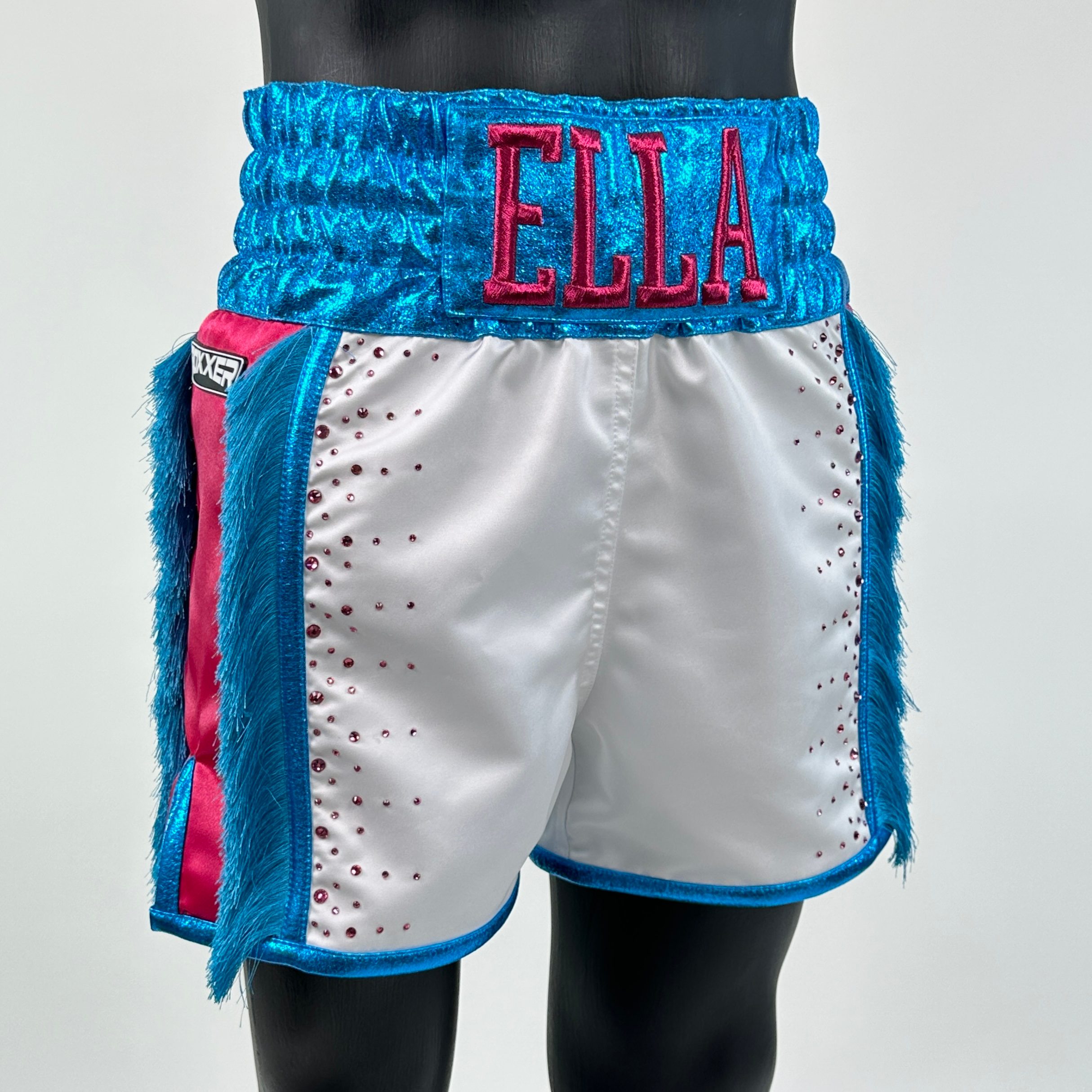 Side Stripe BX  Teresa Custom Boxing Shorts & Trunks