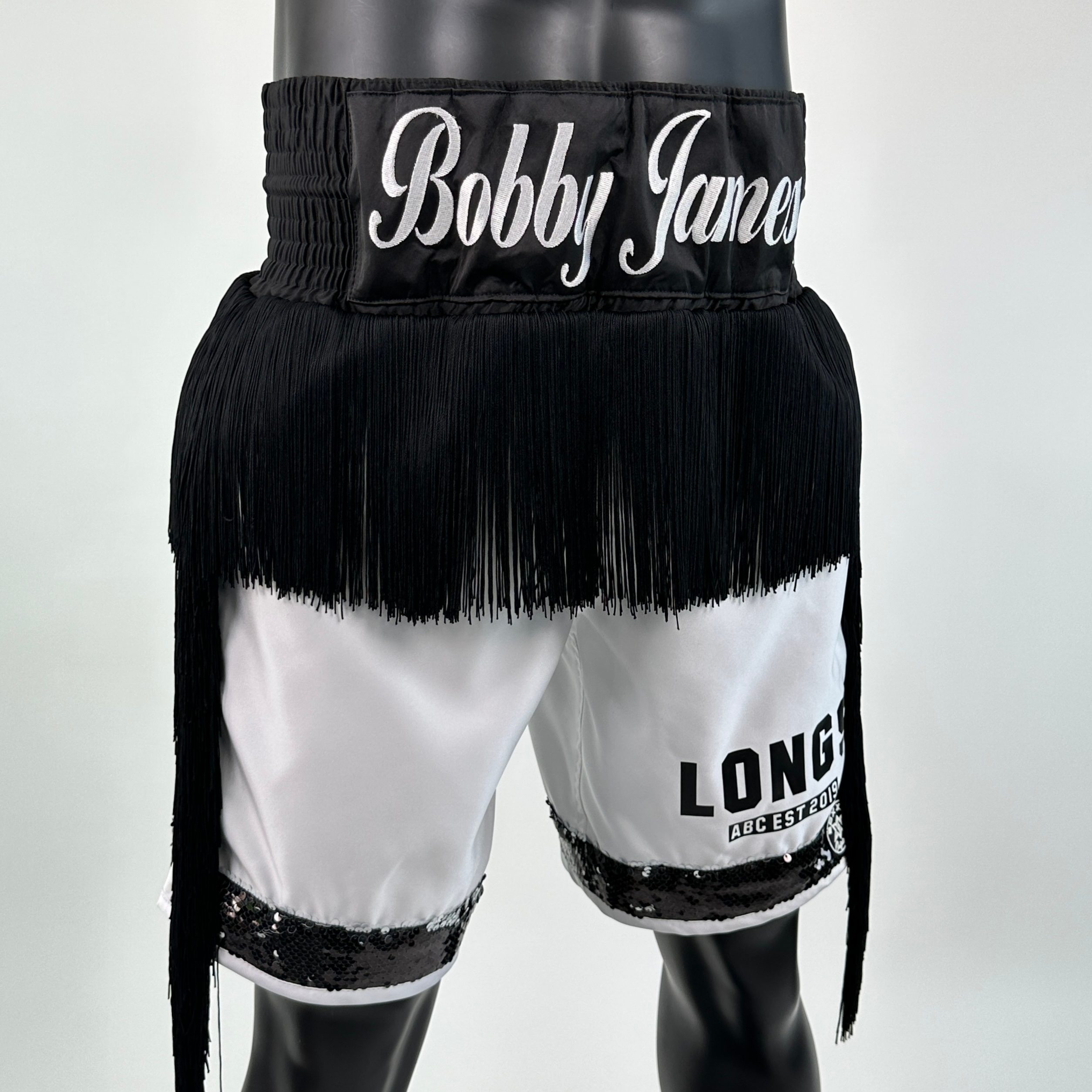 Long Tassels Supreme BX Old Bobbijoel Custom Boxing Shorts & Trunks