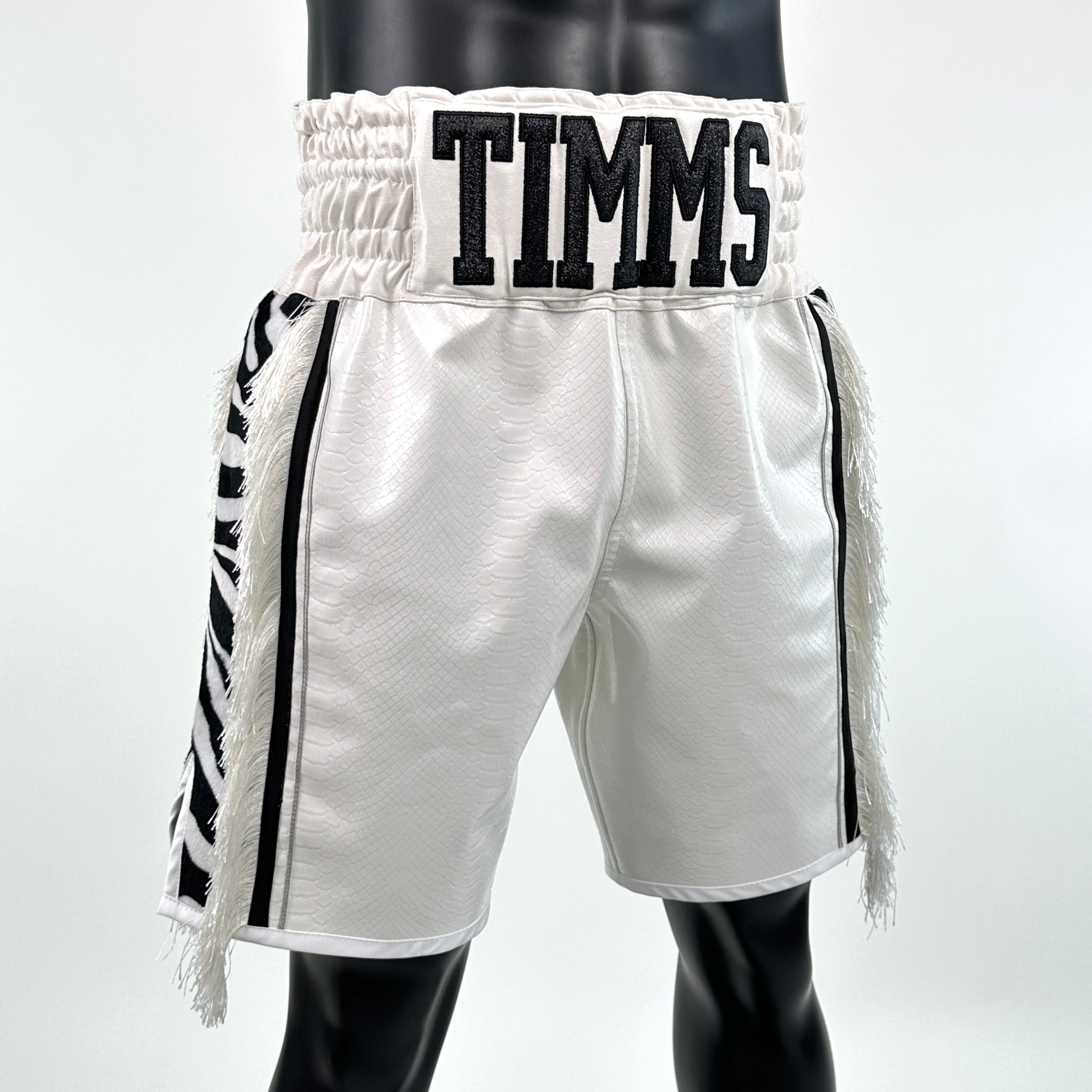 Side Stripe Luxury II Jamie Custom Boxing Shorts & Trunks