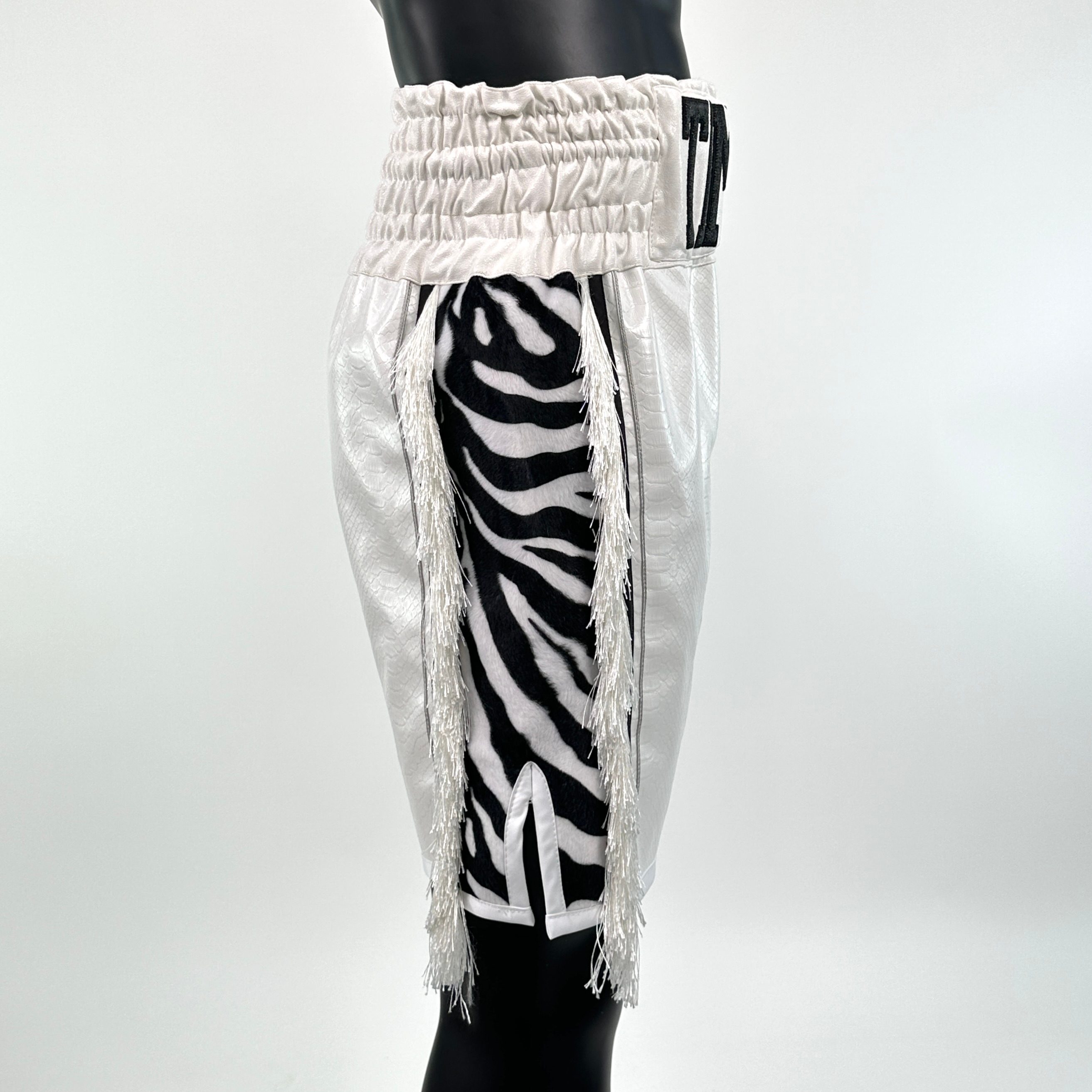 Side Stripe Luxury II Jamie Custom Boxing Shorts & Trunks