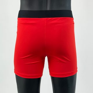 Classic Vale Tudo MMA Red and Black Bret W Compression Shorts