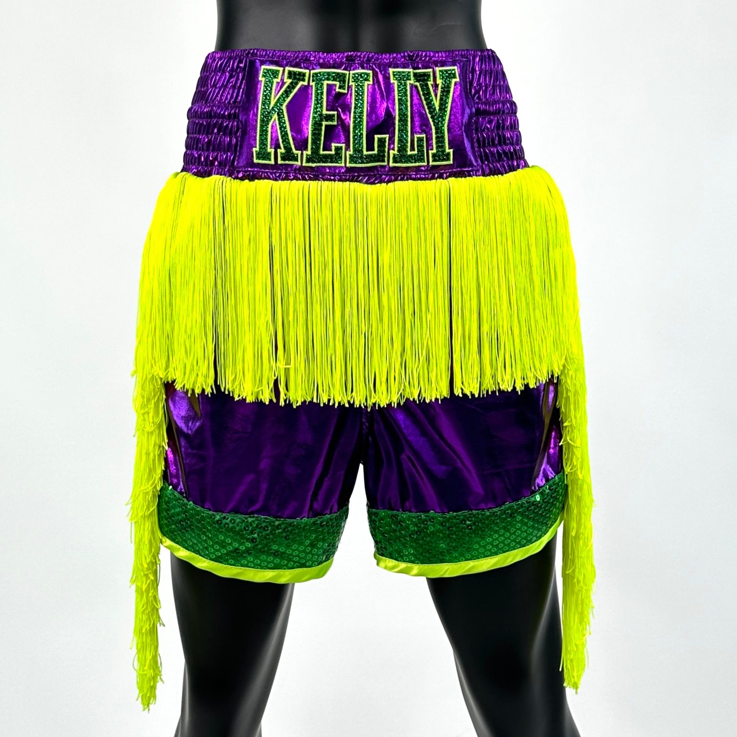 Long Tassels Supreme BX Kelly 136897. WOMENS Custom Boxing Shorts & Trunks