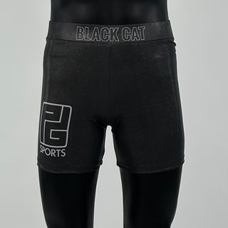 Classic Vale Tudo MMA Black foil dot Regivaldo C Compression Shorts