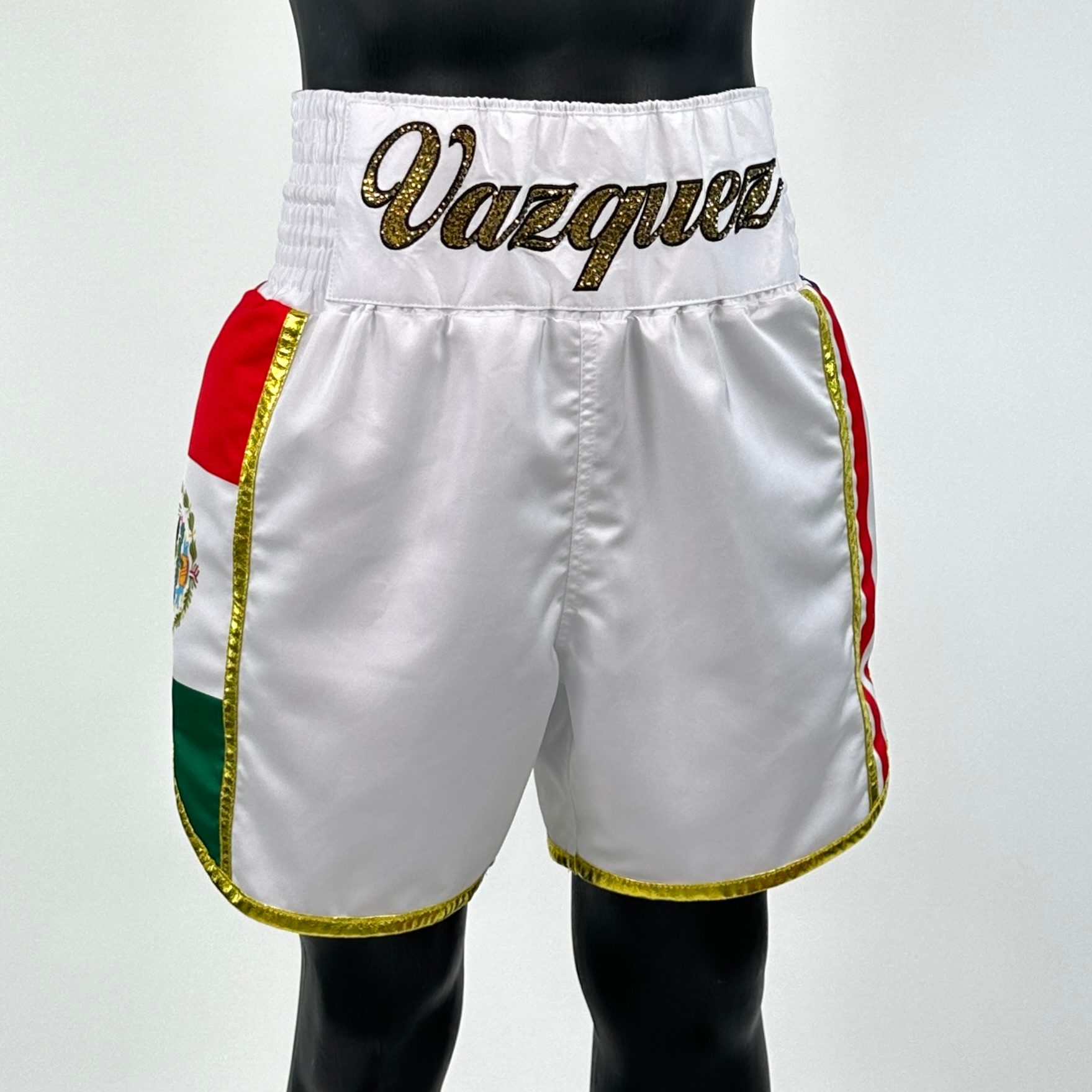 Side Stripe BX Old Edward 138946 Custom Boxing Shorts & Trunks