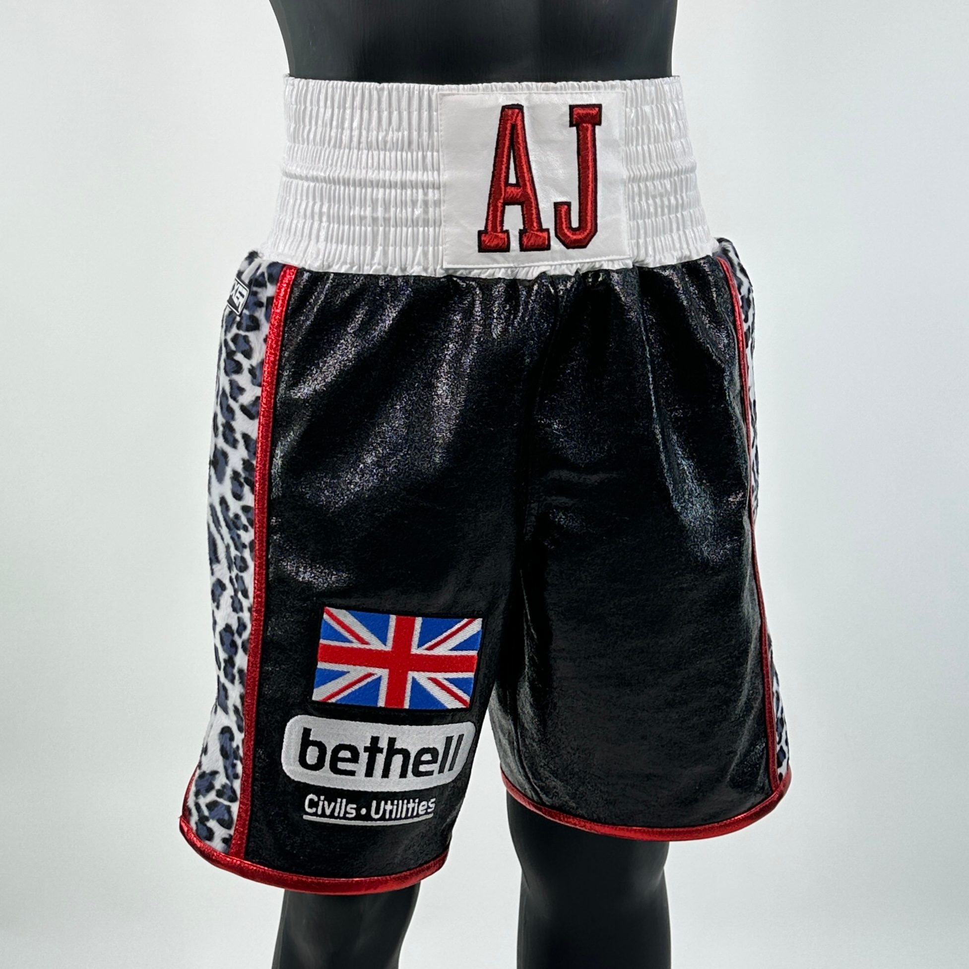 Side Stripe BX Old Shaun 139320 Custom Boxing Shorts & Trunks