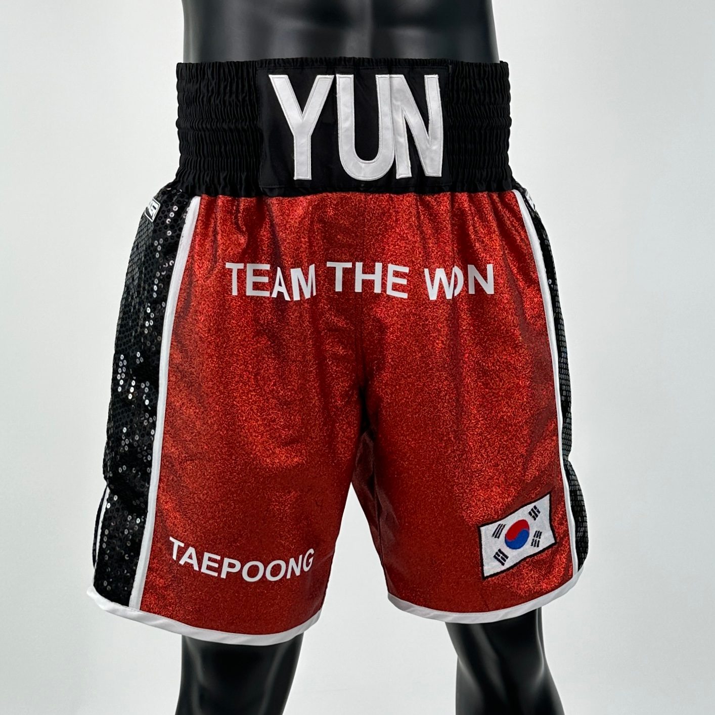 Side Stripe BX  Boram 139076 Custom Boxing Shorts & Trunks