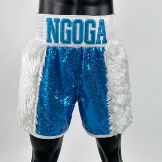Three Stripes Bx Old Farid 140682 Custom Boxing Shorts & Trunks