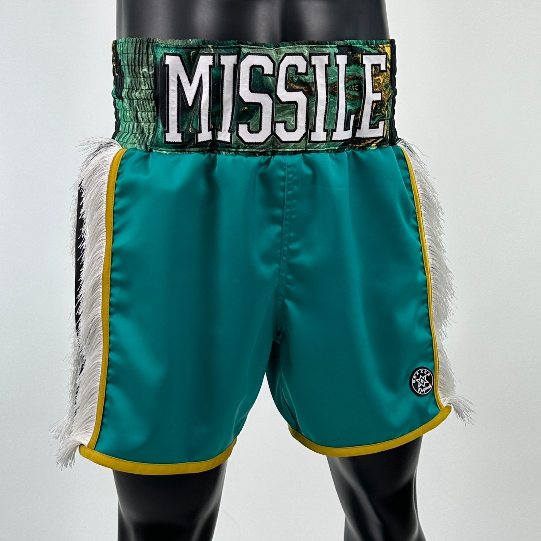 Side Stripe BX Old Mohamad 139916 Custom Boxing Shorts & Trunks