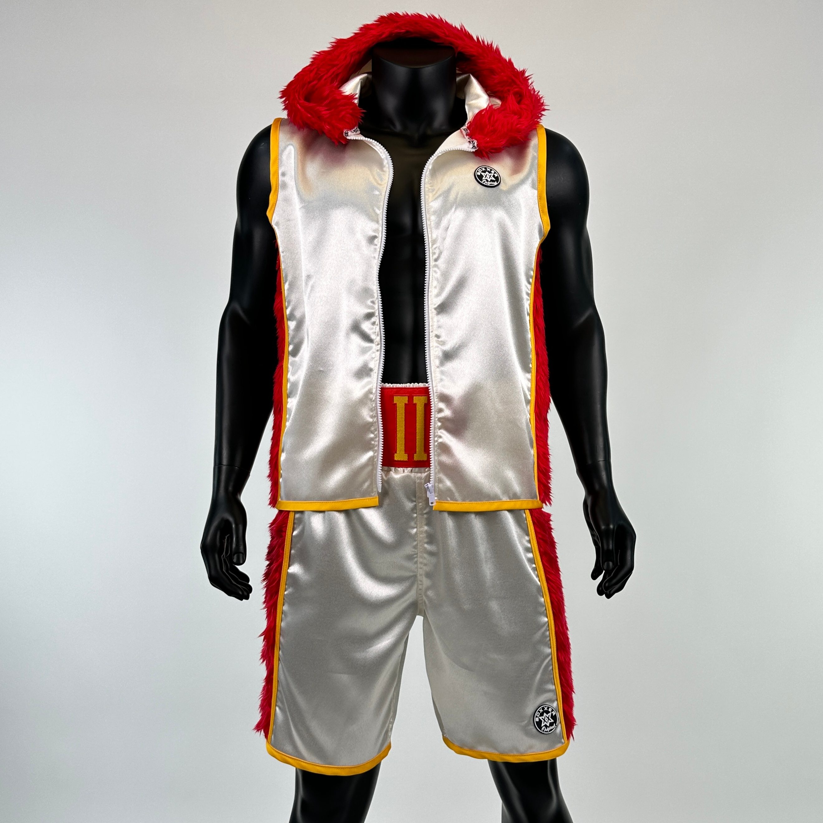 Side Stripe BX Old Hello 141554 Custom Boxing Shorts & Trunks