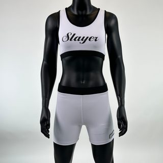 Classic Vale Tudo MMA Black and red Samantha N Compression Shorts