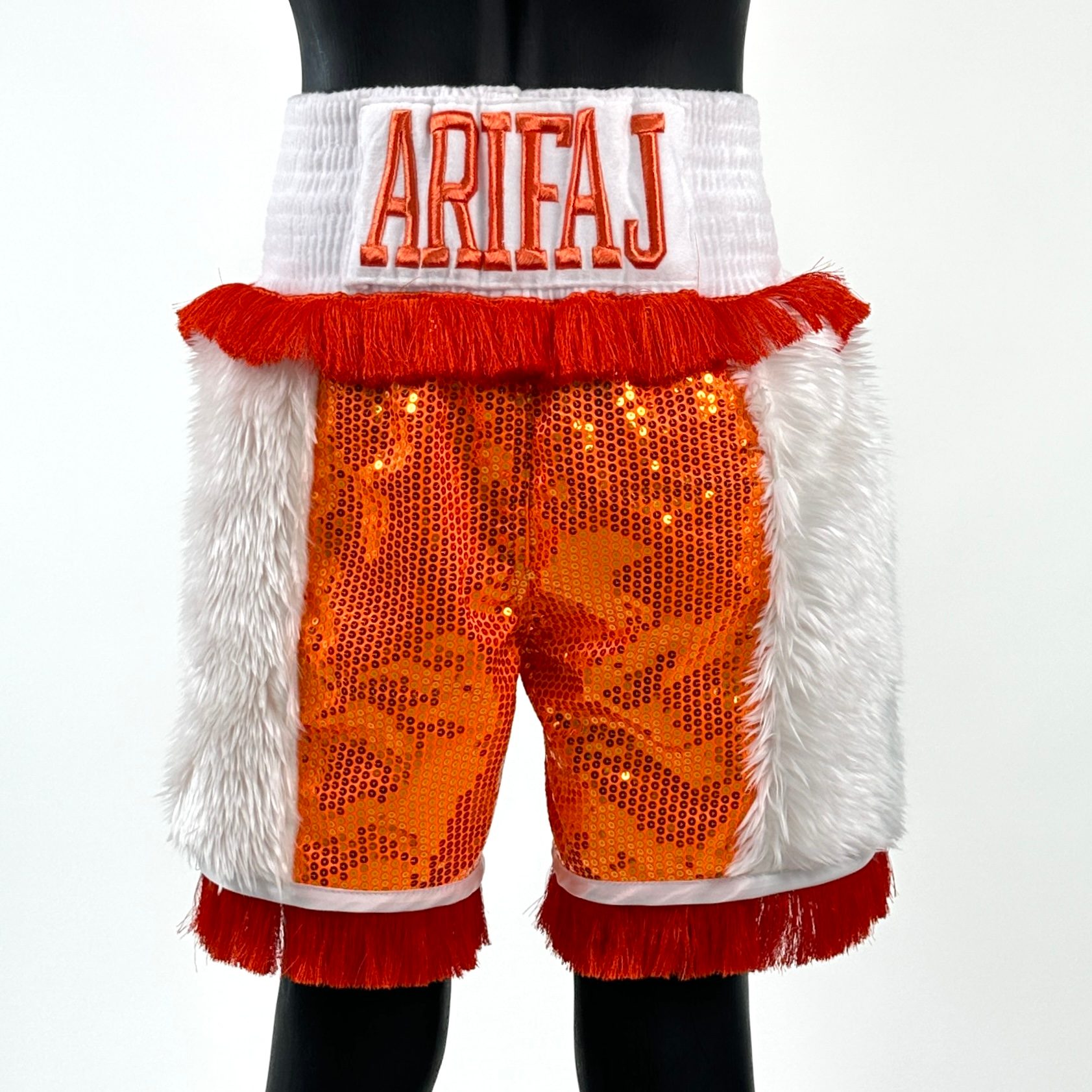 Three Stripes Bx Albijan 142982 Custom Boxing Shorts & Trunks