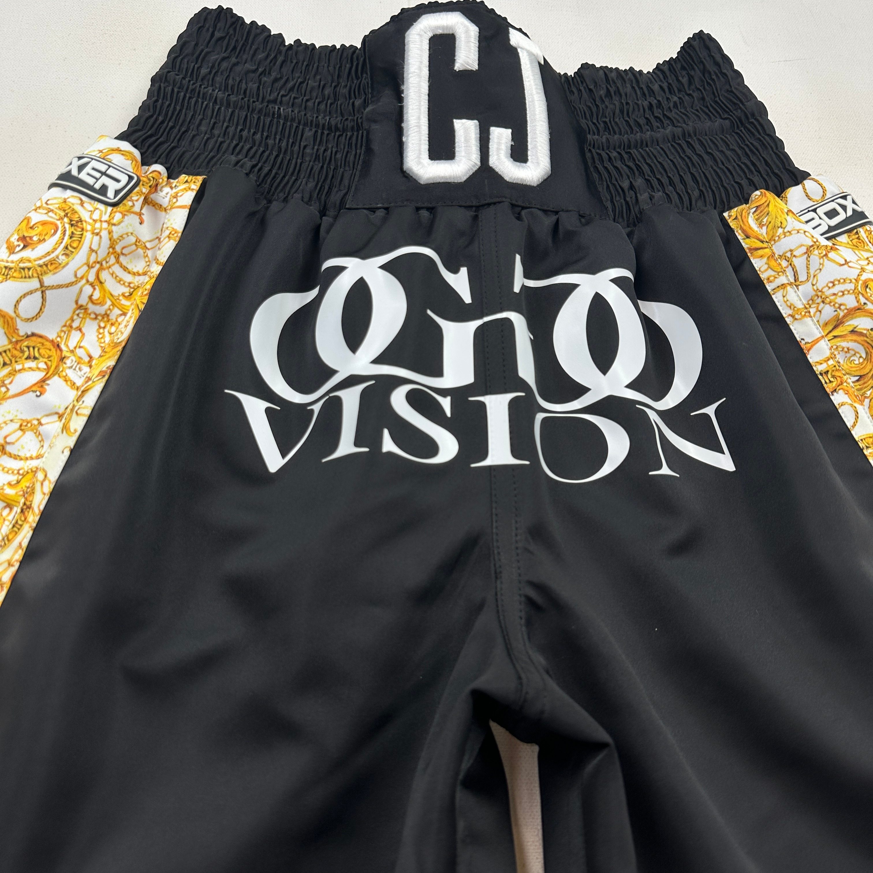 Side Stripe BX  Cleber 143137 Custom Boxing Shorts & Trunks