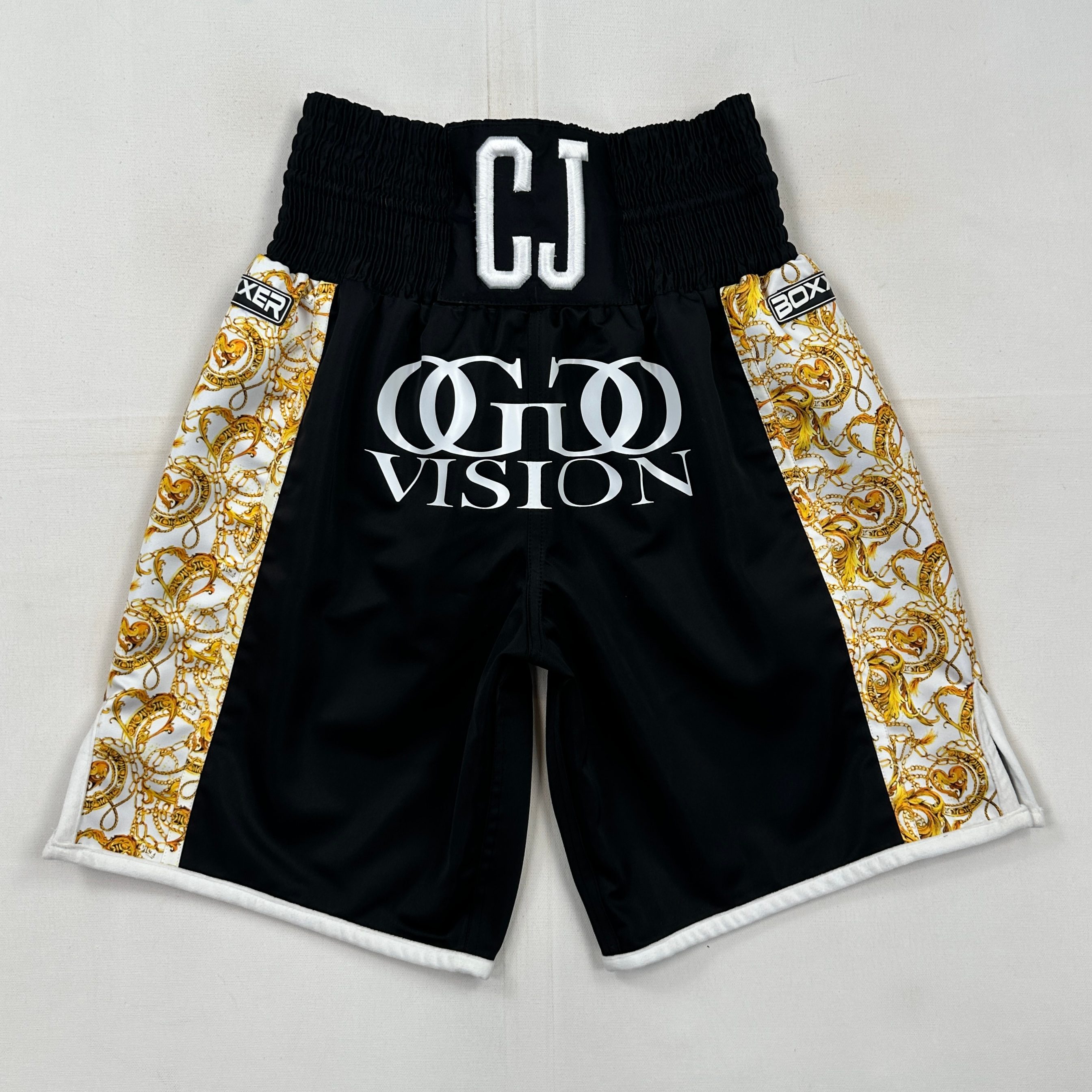 Side Stripe BX  Cleber 143137 Custom Boxing Shorts & Trunks