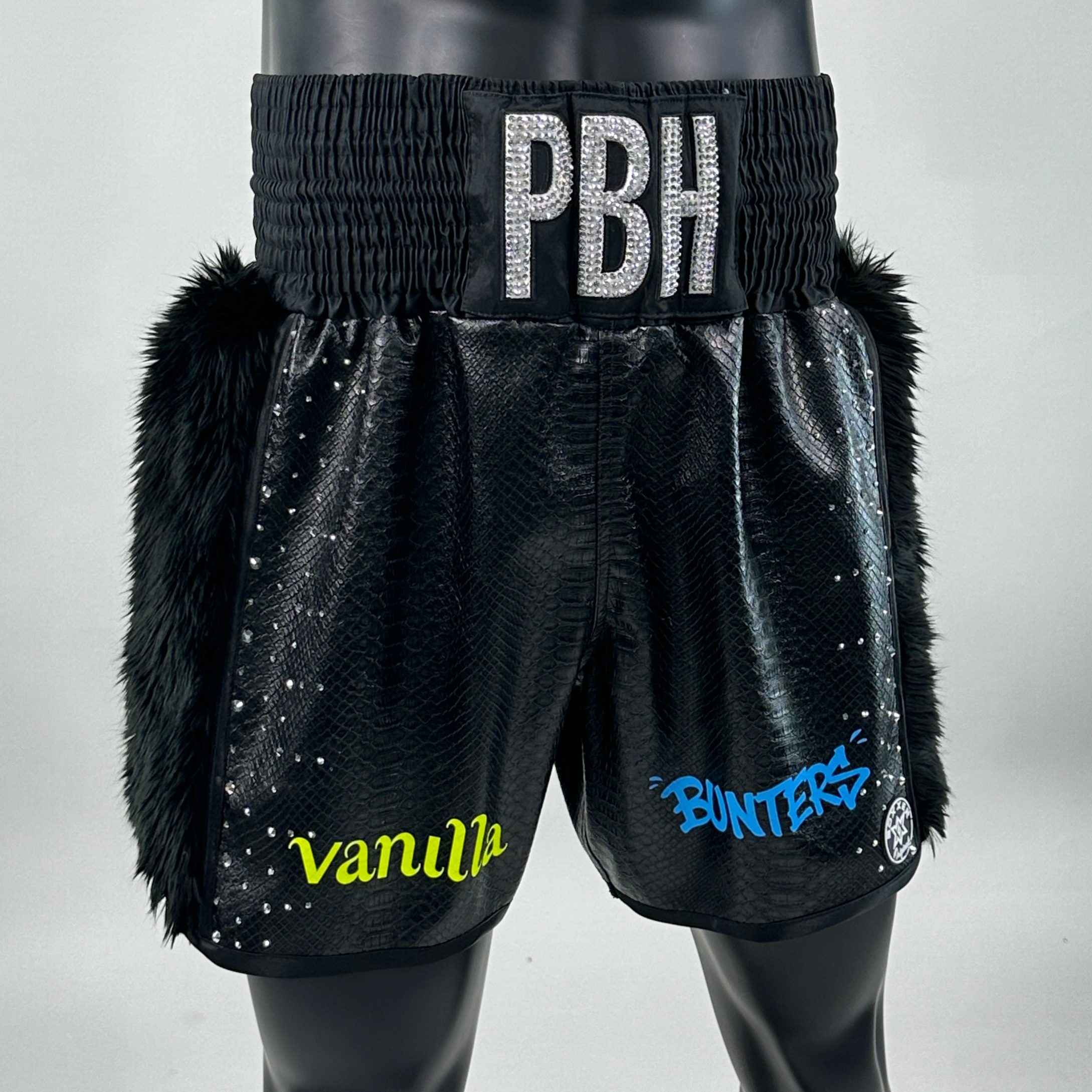 Side Stripe BX  Benjamin 147324 Custom Boxing Shorts & Trunks