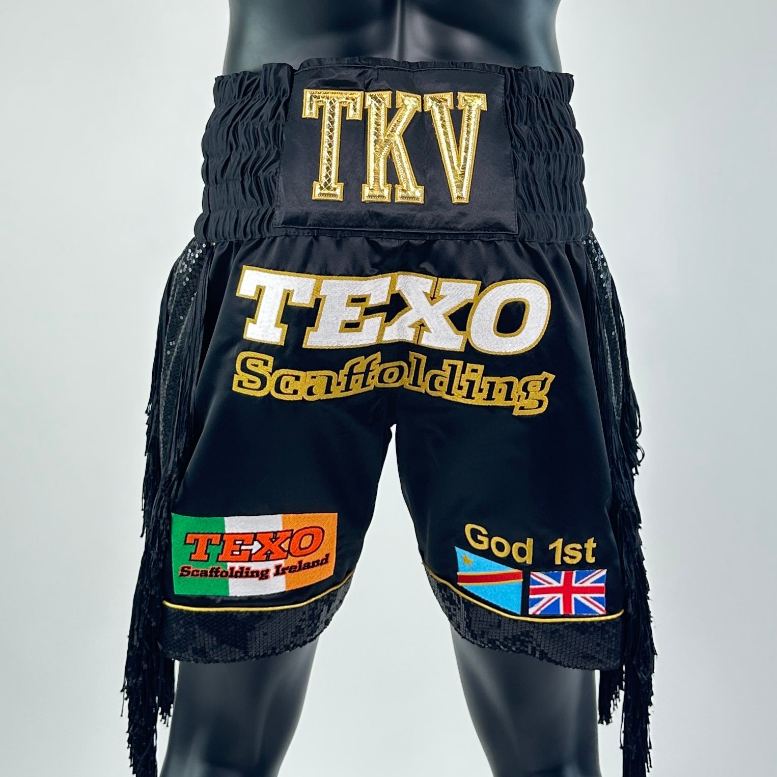 Panel Long Tassels BX Jeamie 149854  Custom Boxing Shorts & Trunks