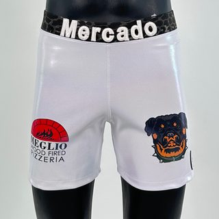 Classic Vale Tudo MMA White Ethen M Compression Shorts