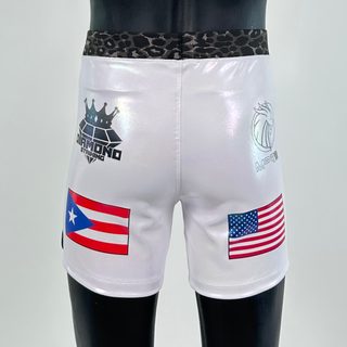 Classic Vale Tudo MMA White Ethen M Compression Shorts