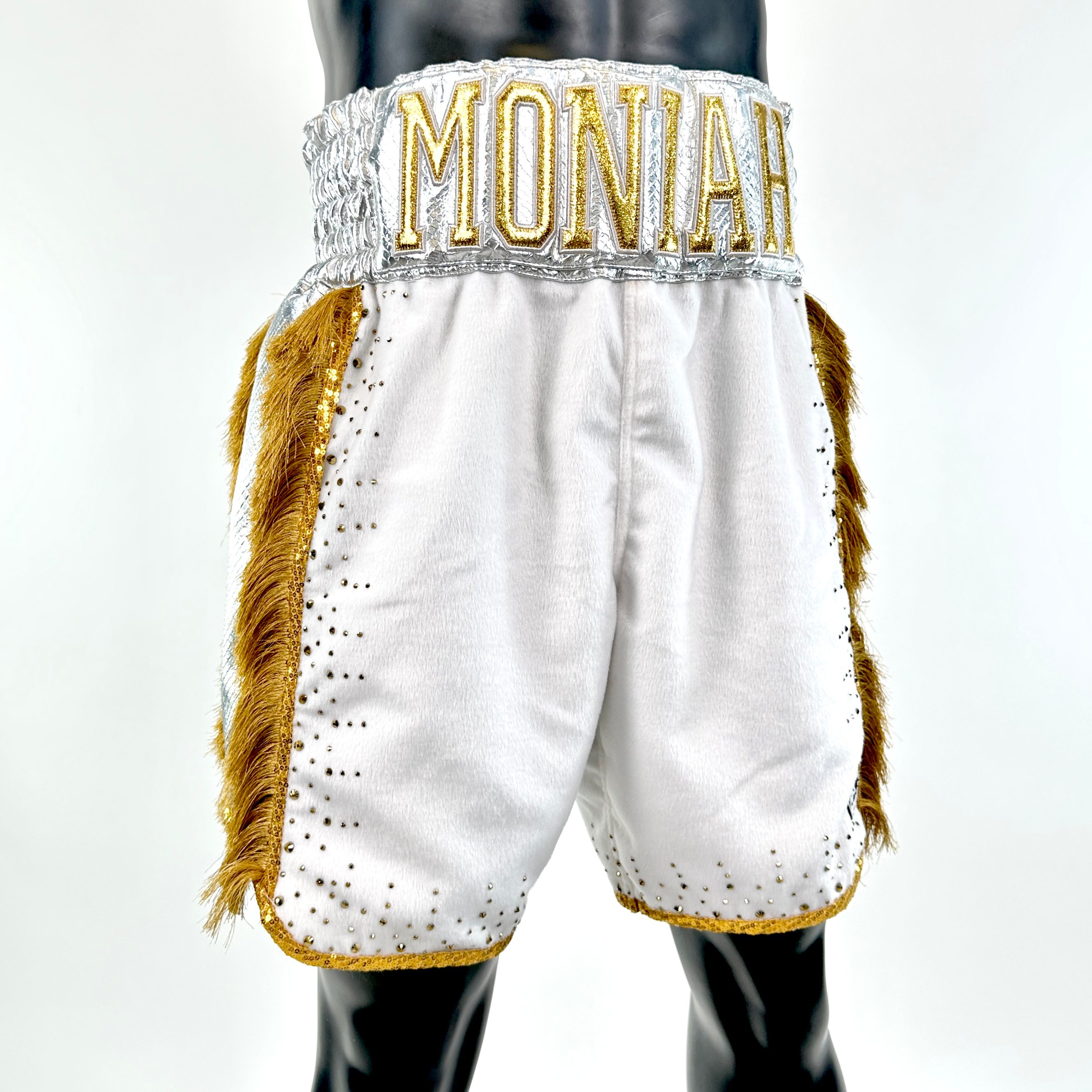 Side Stripe BX Old Monir 151074 Custom Boxing Shorts & Trunks