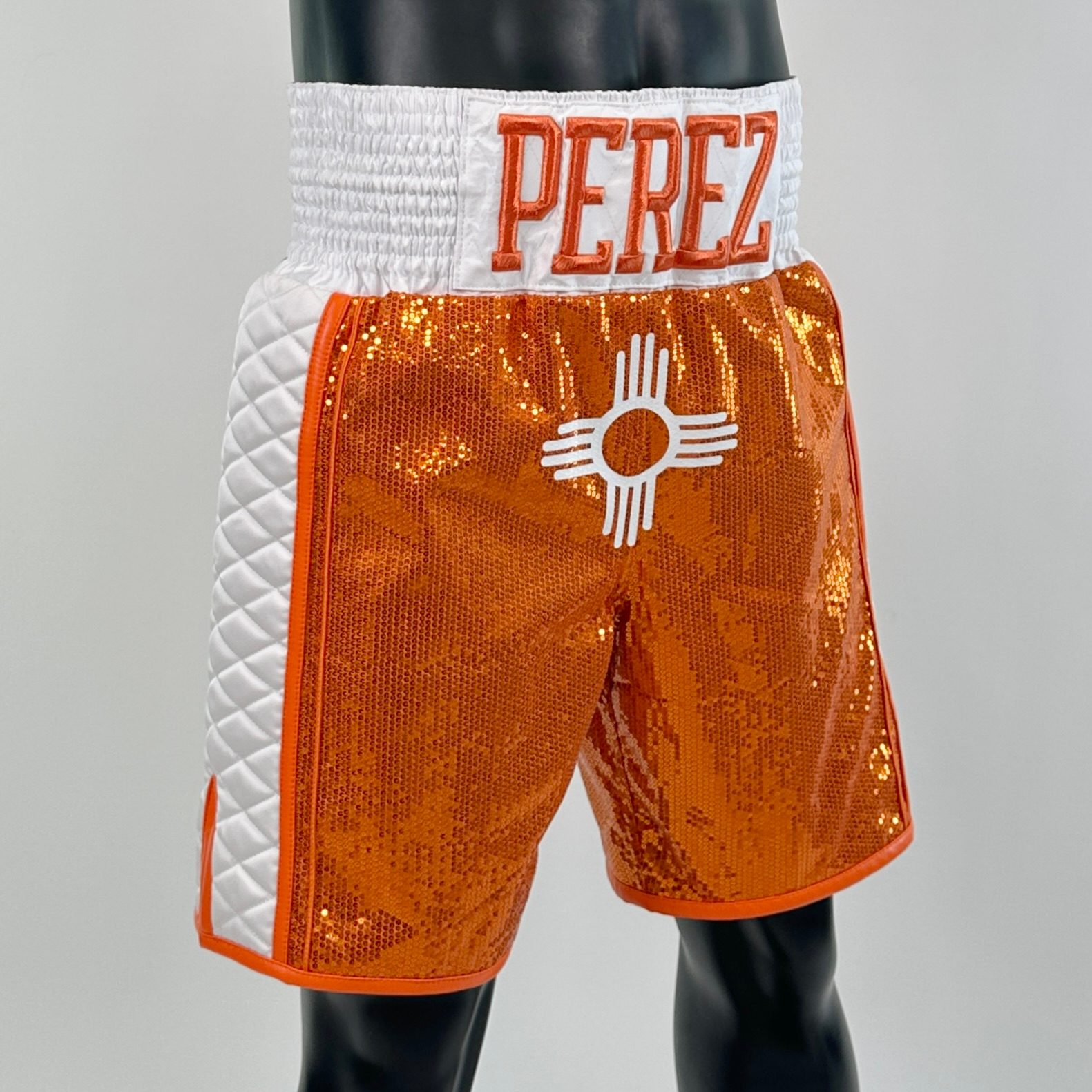 Side Stripe Luxury II Old Aaron 151510 Custom Boxing Shorts & Trunks
