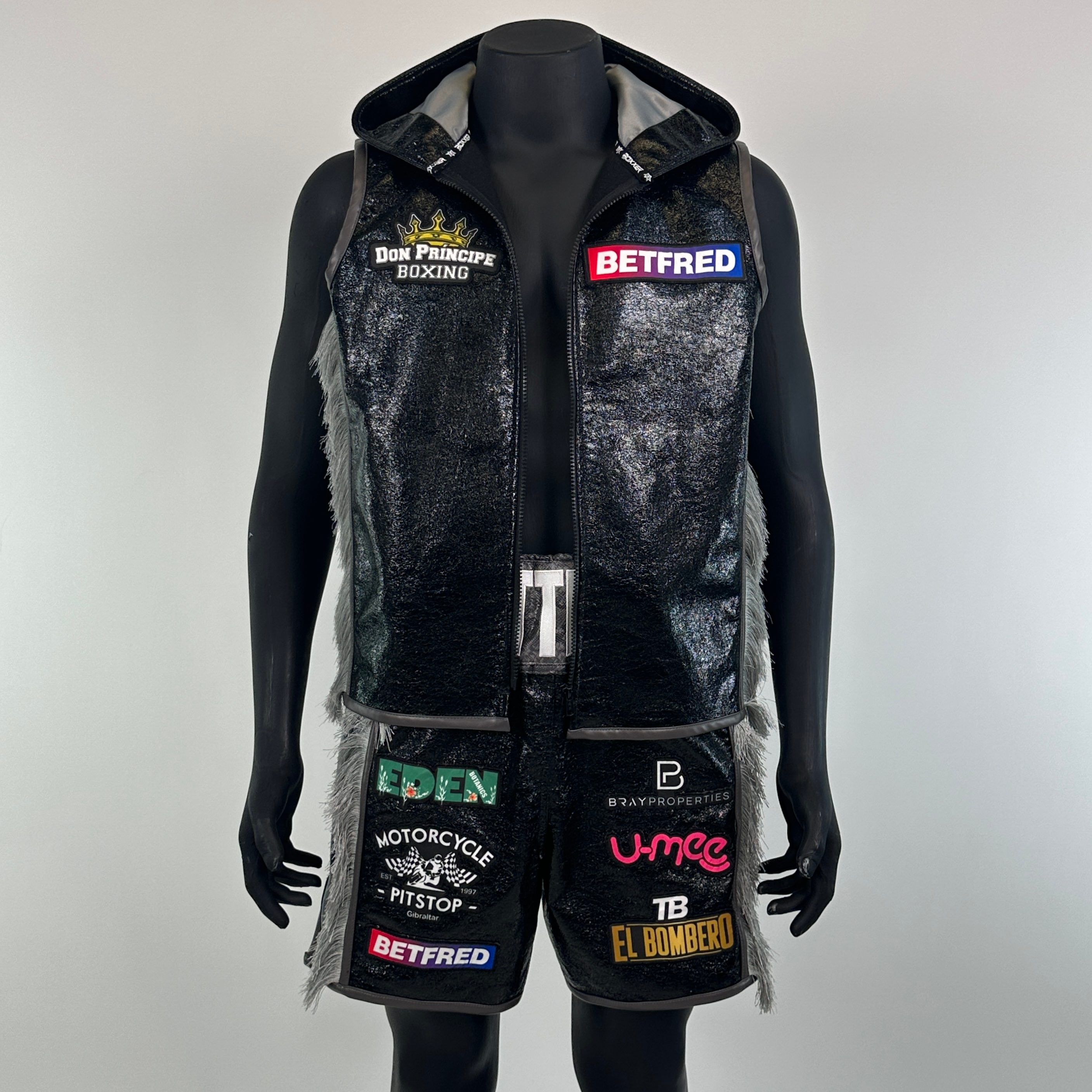 Side Stripe BX  Tyrone 151353 Custom Boxing Shorts & Trunks