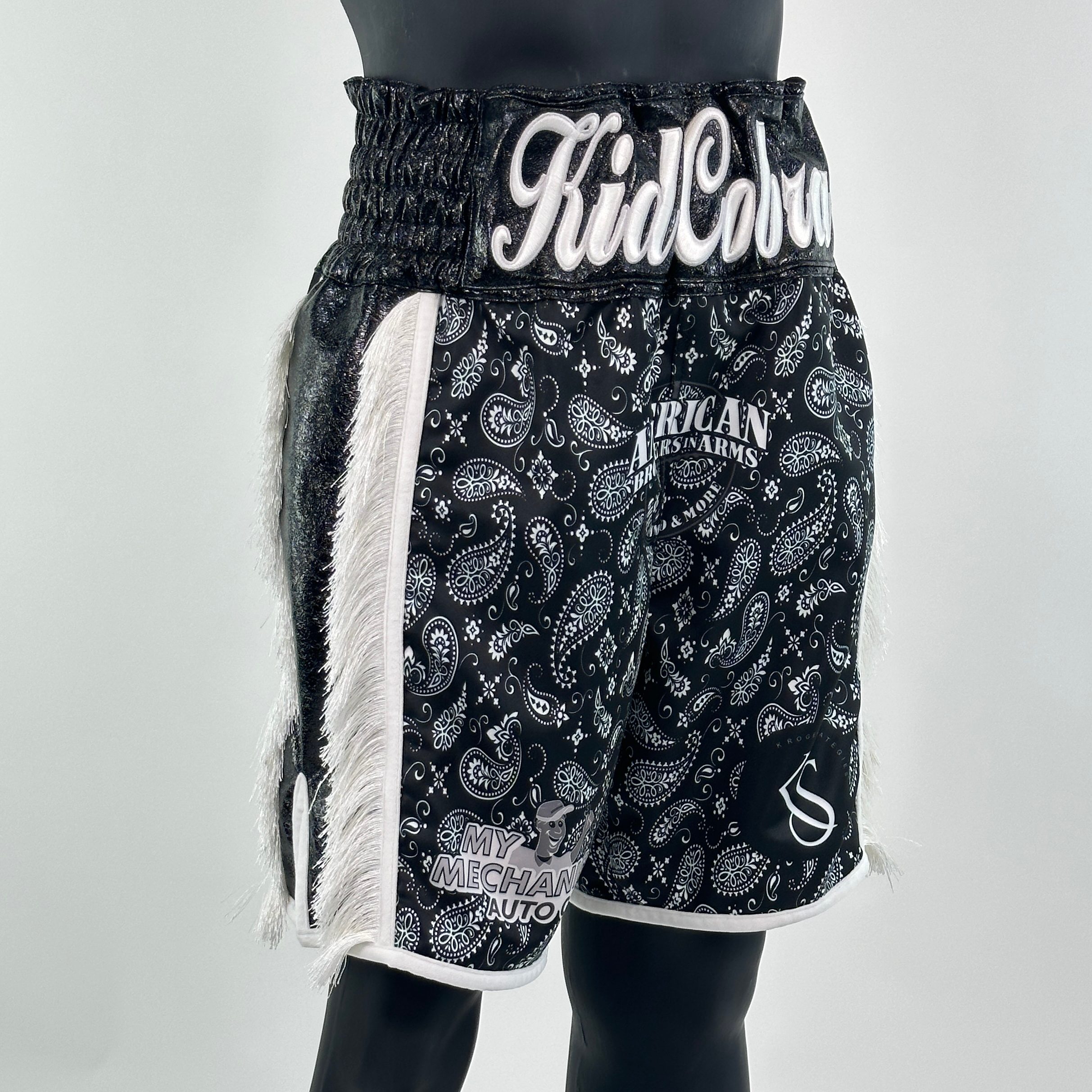 Side Stripe BX  Traevon 153475 Custom Boxing Shorts & Trunks