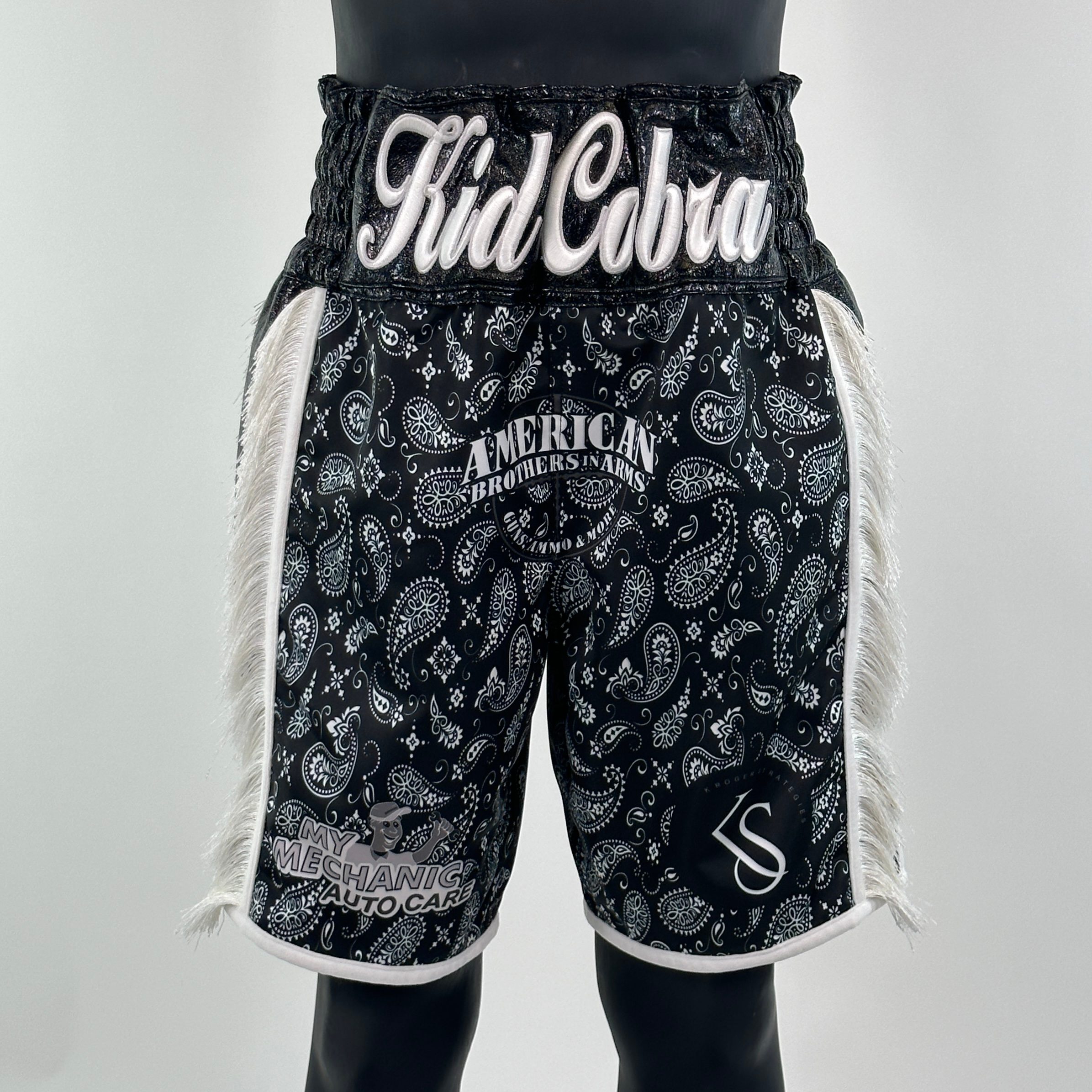 Side Stripe BX  Traevon 153475 Custom Boxing Shorts & Trunks