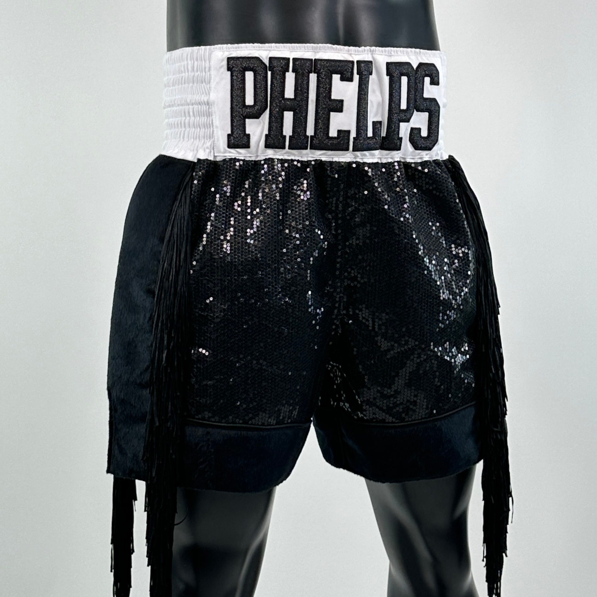 Panel Long Tassels BX Brandin 151820 Custom Boxing Shorts & Trunks