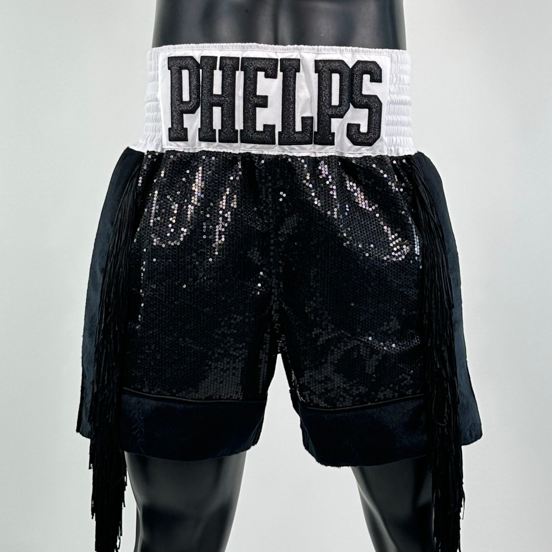 Panel Long Tassels BX Brandin 151820 Custom Boxing Shorts & Trunks
