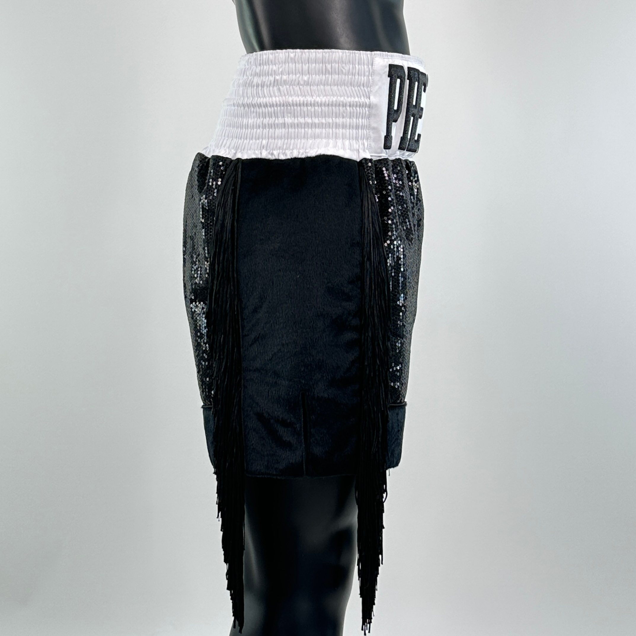 Panel Long Tassels BX Brandin 151820 Custom Boxing Shorts & Trunks