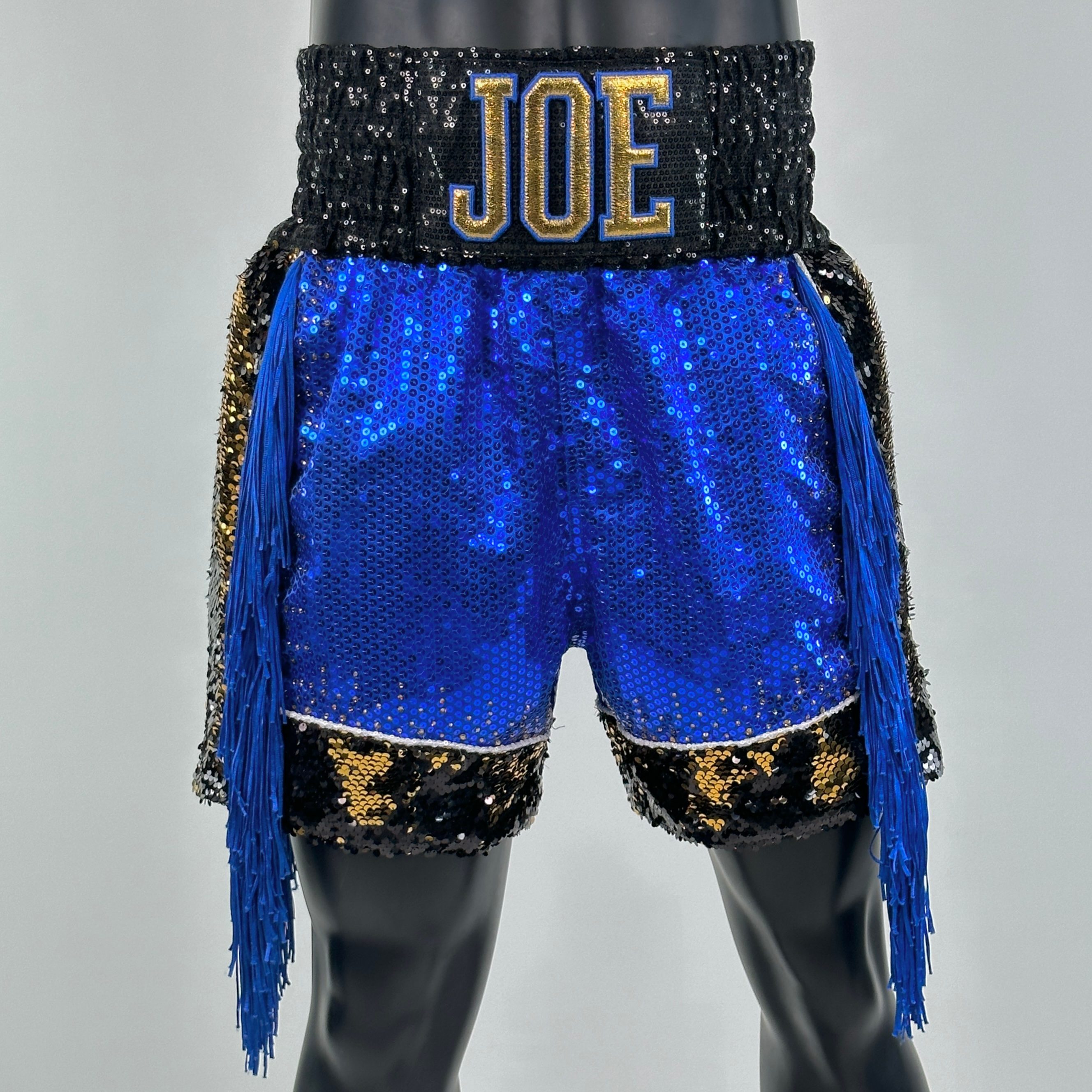 Panel Long Tassels BX Jade 153913 Custom Boxing Shorts & Trunks