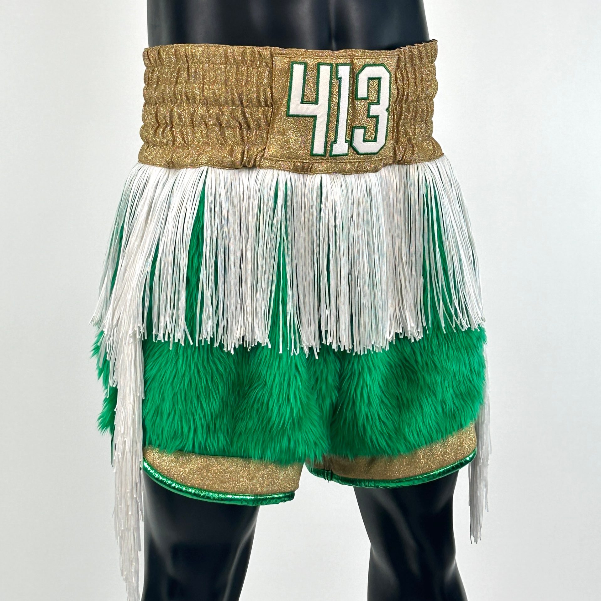 Long Tassels Supreme BX Derrick 135787 Custom Boxing Shorts & Trunks