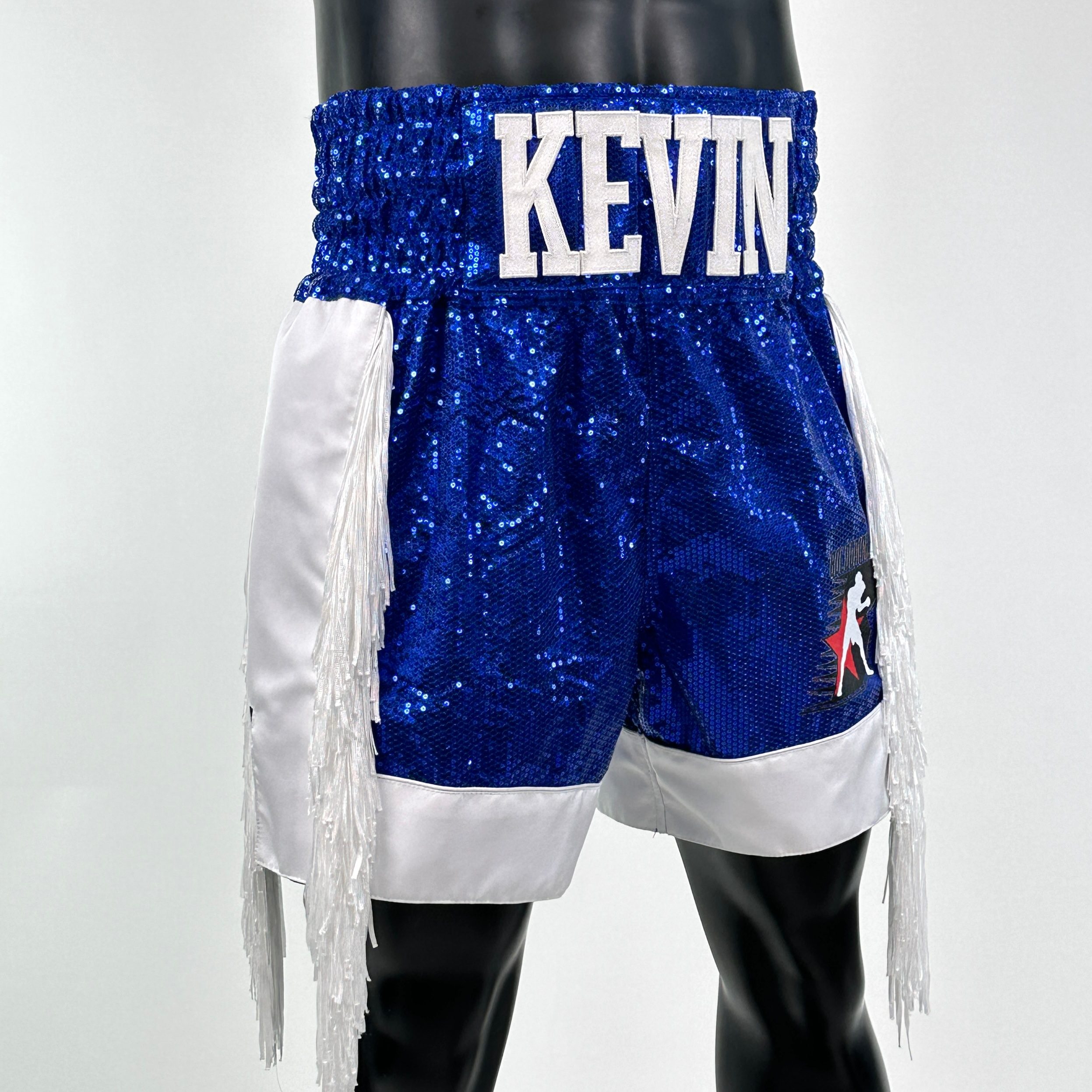 Panel Long Tassels BX Old Mario 149174 Custom Boxing Shorts & Trunks