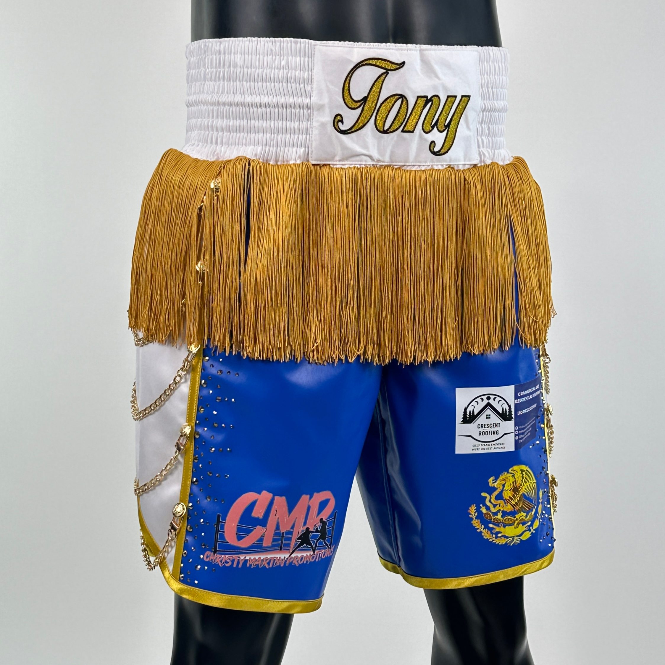 SOLDIER BX (BOXXER ELITE) Old Tony 154432 Custom Boxing Shorts & Trunks